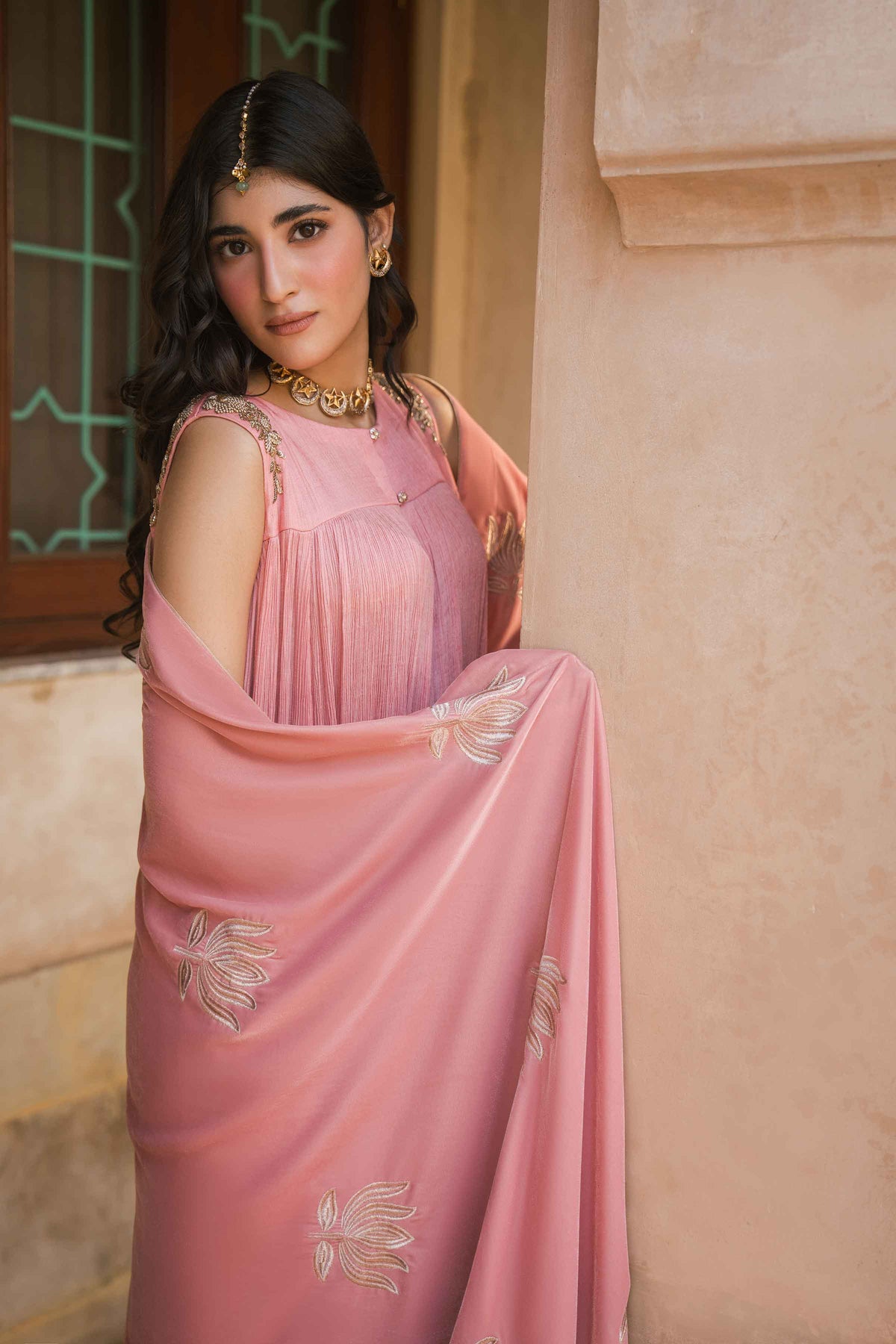 Embroidered Shawl - ST1SE-LUXE26WV1-5  for Women - Pret Collection | Nishat | Shop Online