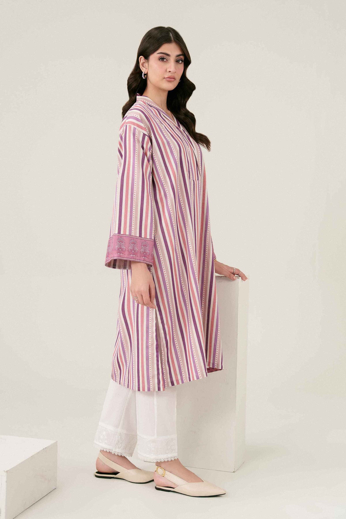 Printed Shirt - ST1SE-PRET26WV1-7 for Women - Pret Collection | Nishat | Shop Online
