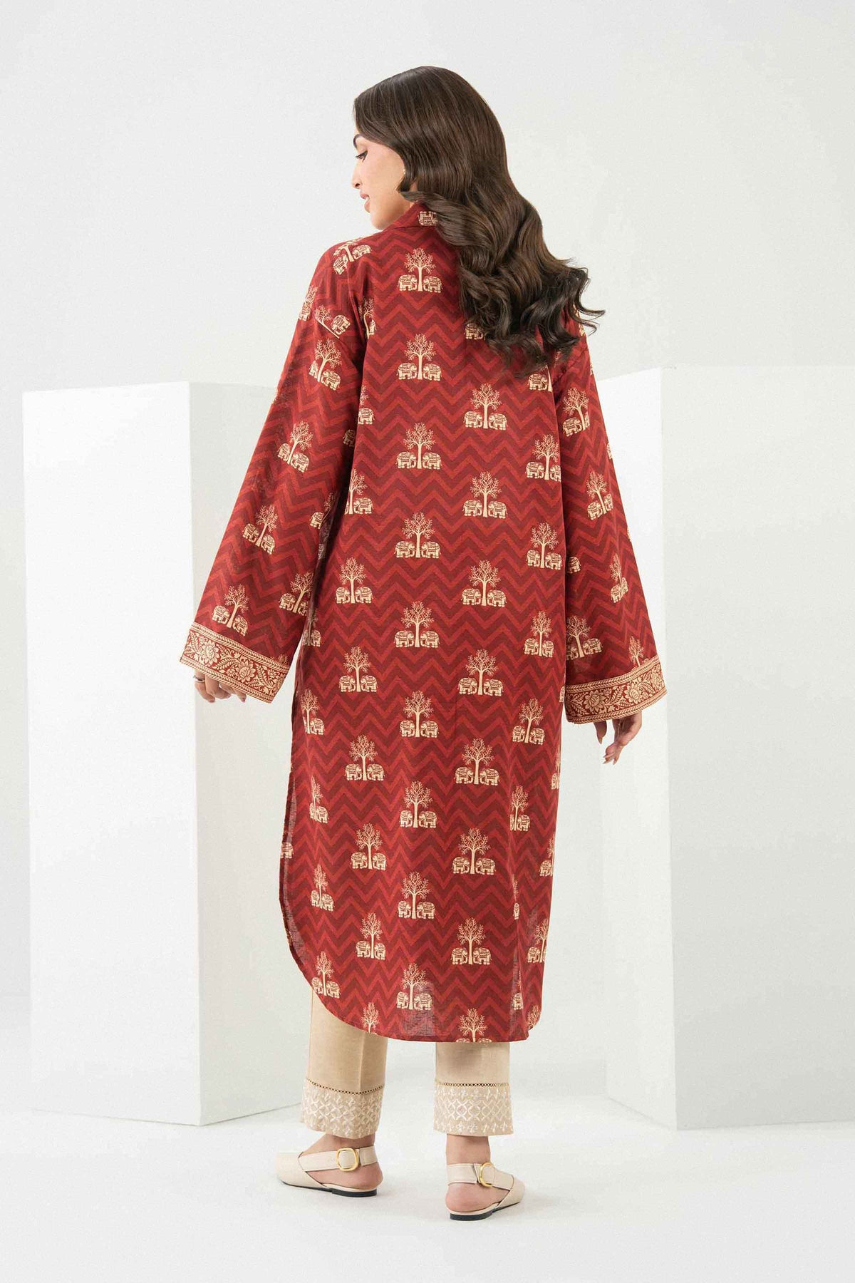 Printed Shirt - ST1SE-PRET26WV2-1 for Women -  Pret Collection | Nishat | Shop Online