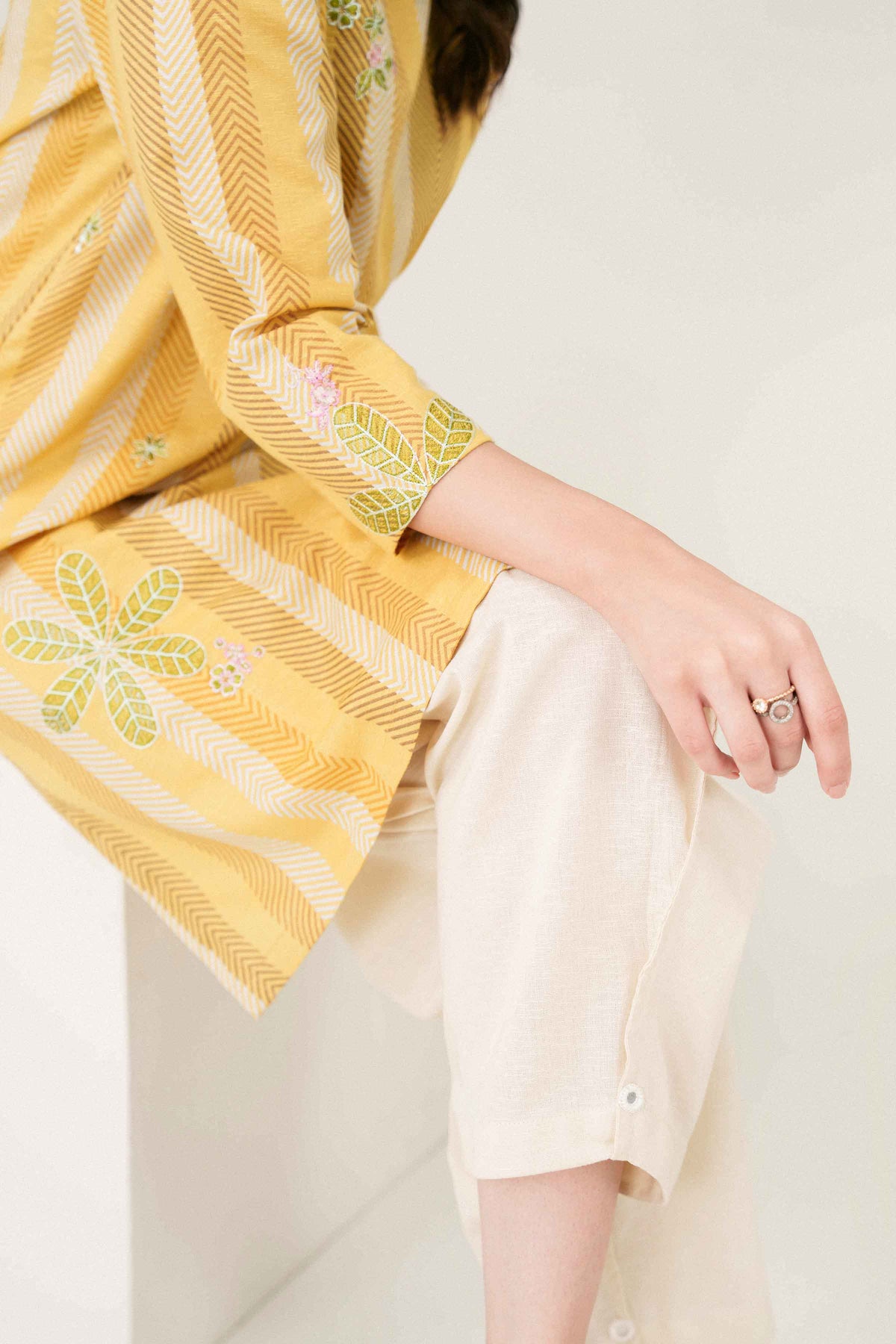 Printed Embroidered Shirt - ST1SE-PRET26WV2-17 for Women - Pret Collection | Nishat | Shop Online