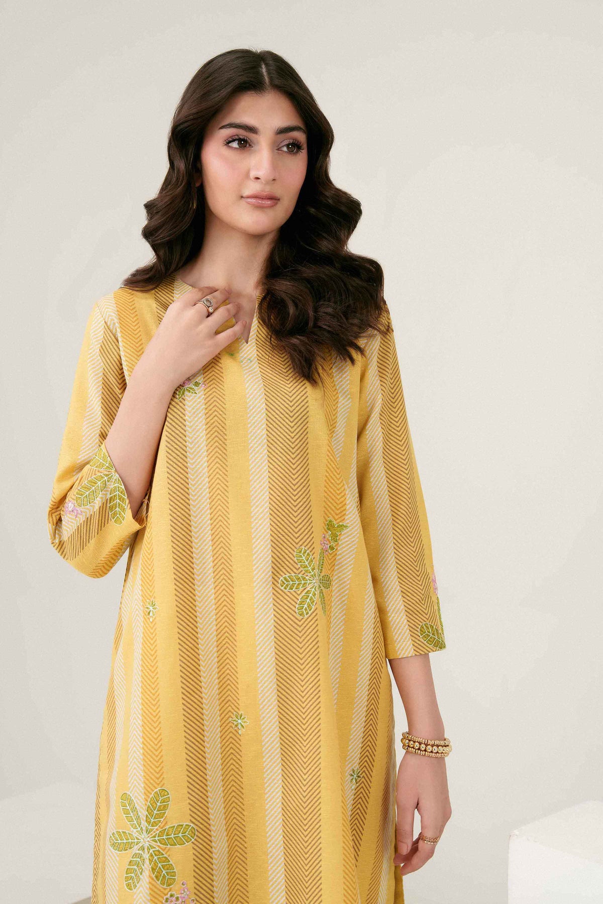 Printed Embroidered Shirt - ST1SE-PRET26WV2-17 for Women - Pret Collection | Nishat | Shop Online