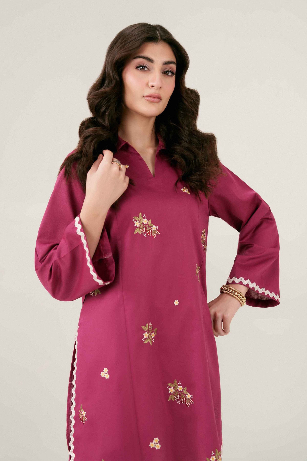 Embroidered Shirt - ST1SE-PRET26WV2-3 for Women - Pret Collection | Nishat | Shop Online