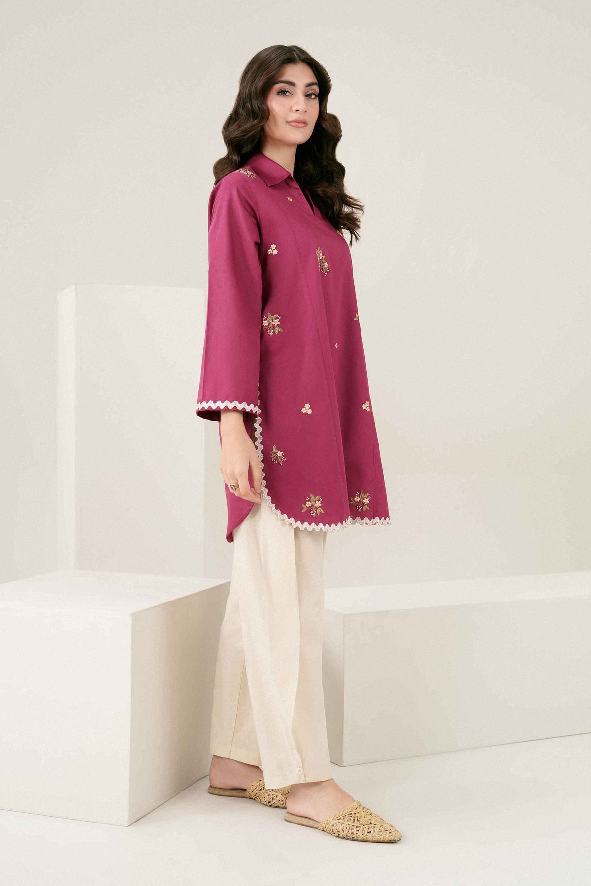 Embroidered Shirt - ST1SE-PRET26WV2-3 for Women - Pret Collection | Nishat | Shop Online