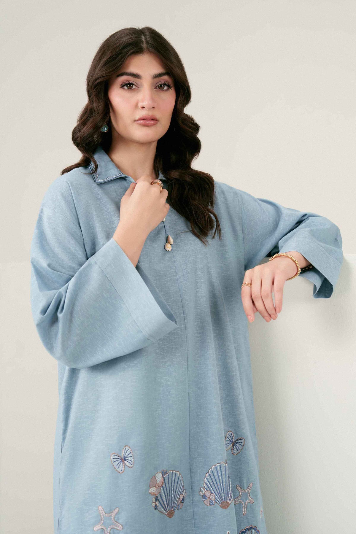 Embroidered Shirt - ST1SE-PRET26WV2-5 for Women - Pret Collection | Nishat | Shop Online