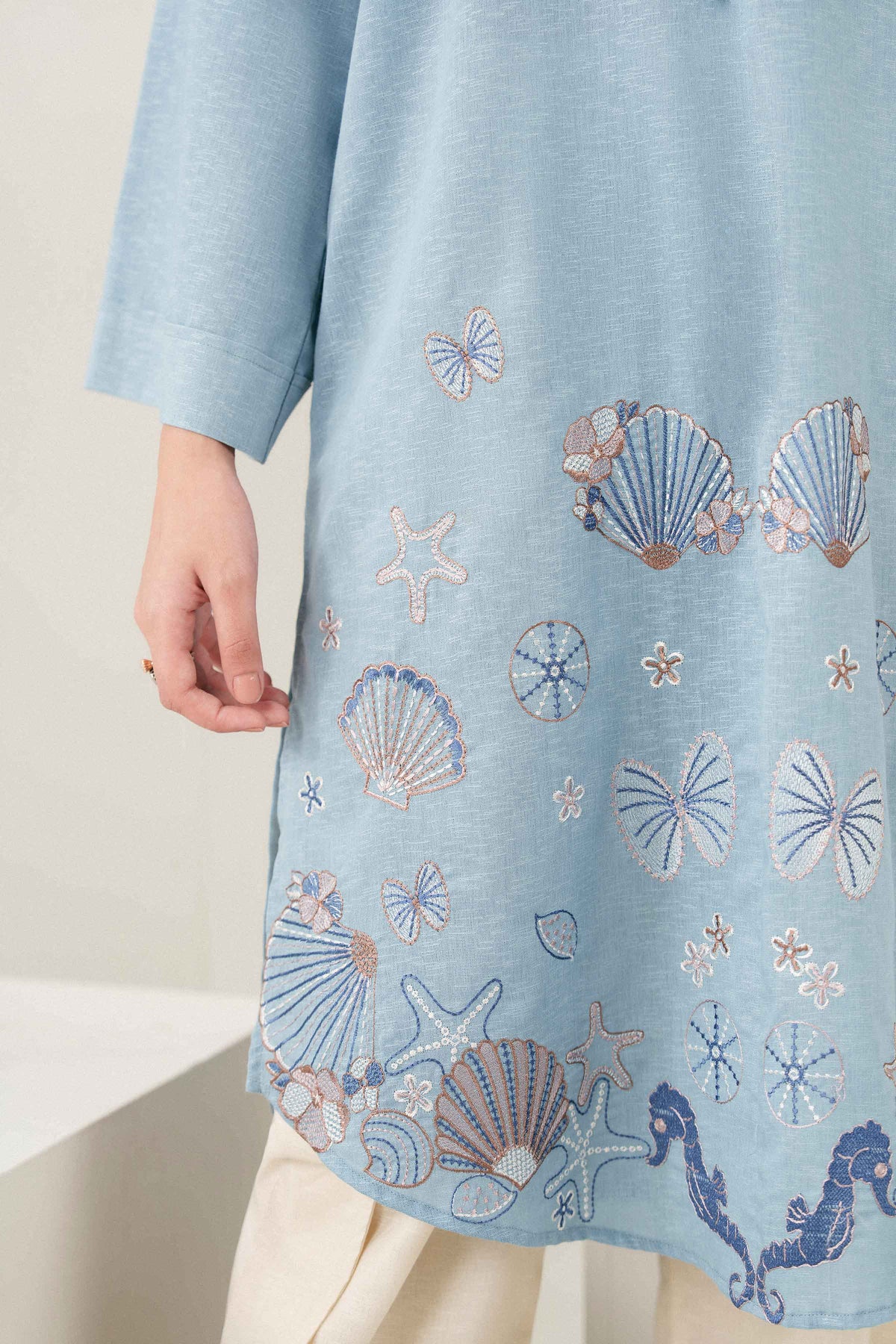 Embroidered Shirt - ST1SE-PRET26WV2-5 for Women - Pret Collection | Nishat | Shop Online