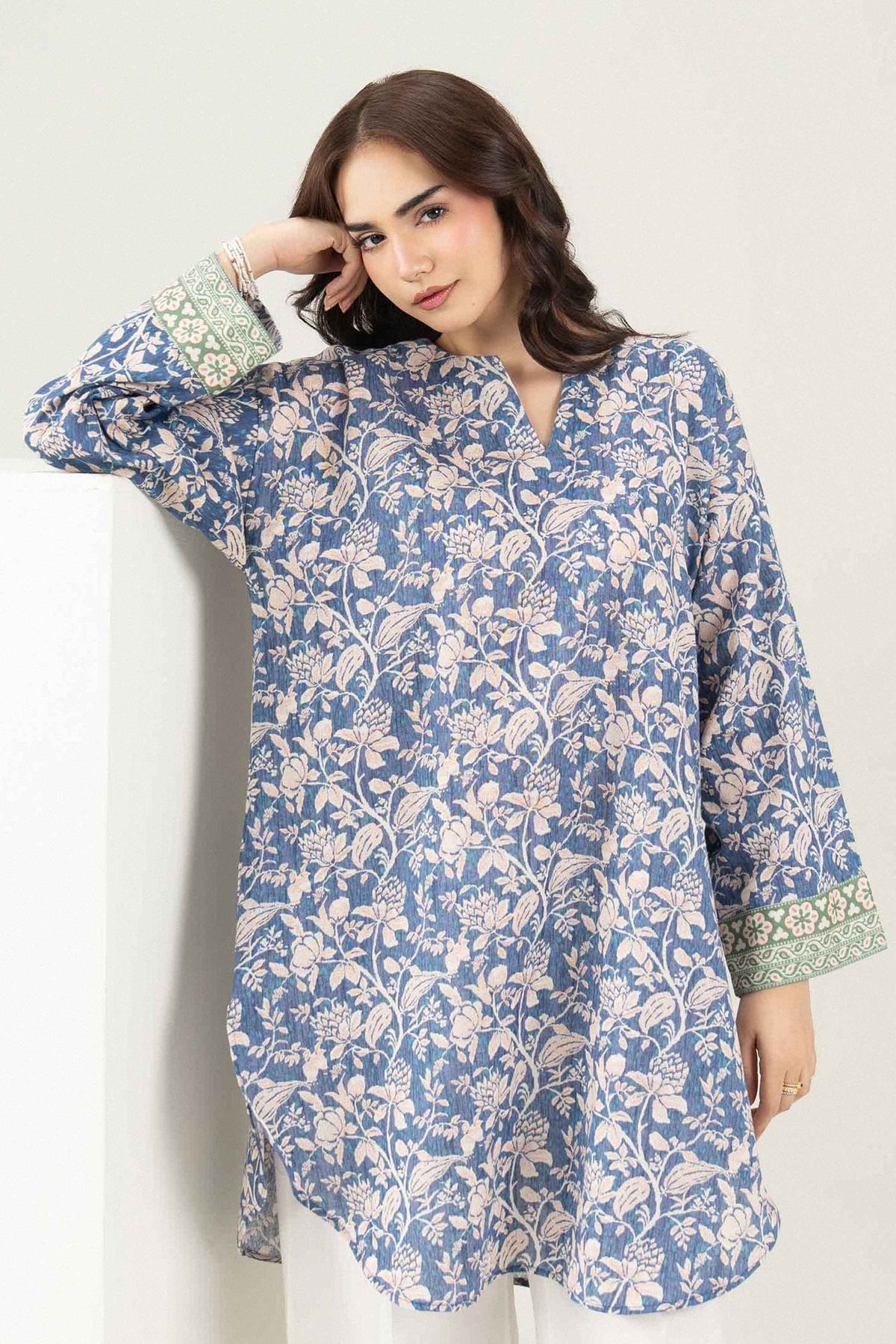 Printed Shirt - ST1SE-PRET26WV2-6 for Women - Pret Collection | Nishat | Shop Online