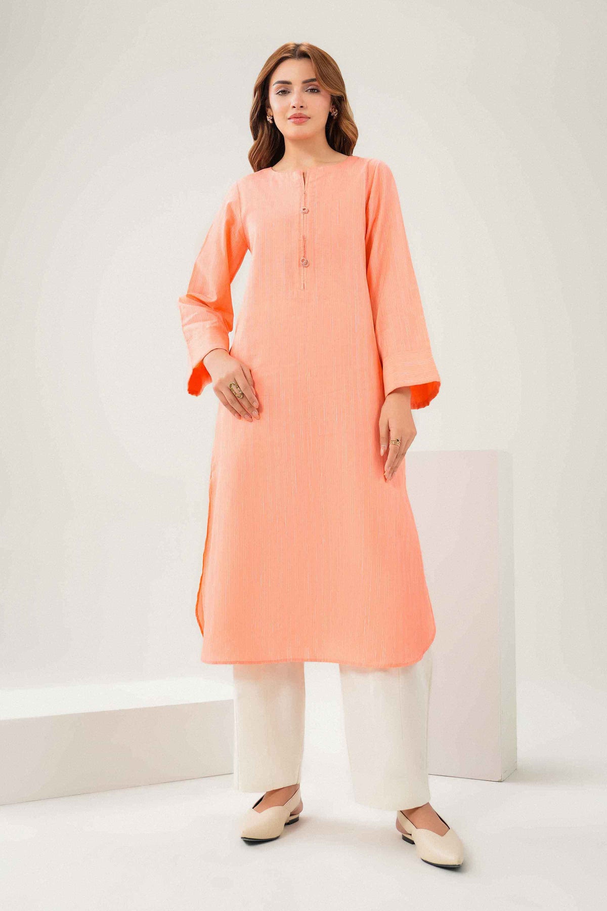 Solid Shirt - ST1SE-PRET26WV3-3  for Women - Pret Collection | Nishat | Shop Online