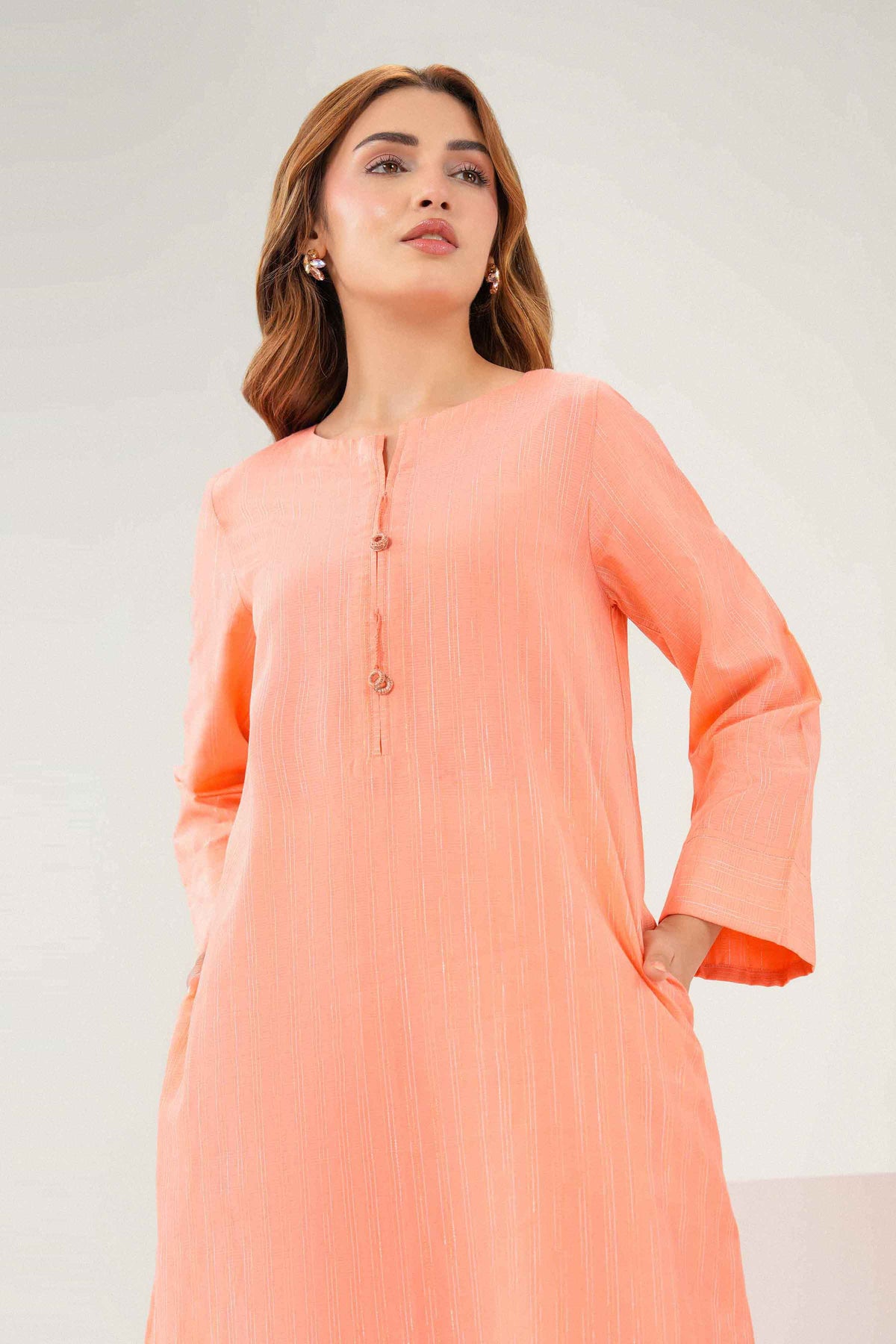 Solid Shirt - ST1SE-PRET26WV3-3  for Women - Pret Collection | Nishat | Shop Online