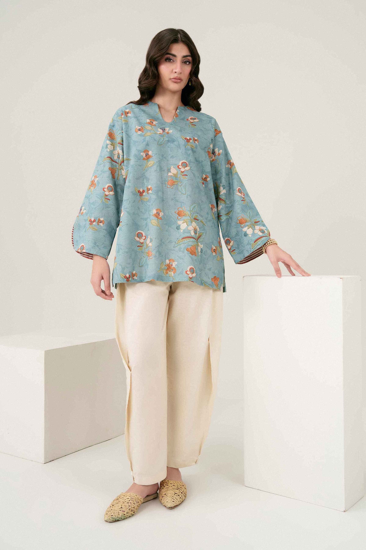 Printed Shirt - ST1SE-PRET26WV3-6 for Women - Pret Collection | Nishat | Shop Online