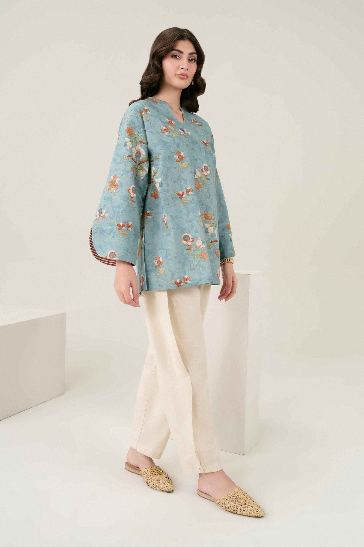 Printed Shirt - ST1SE-PRET26WV3-6 for Women - Pret Collection | Nishat | Shop Online