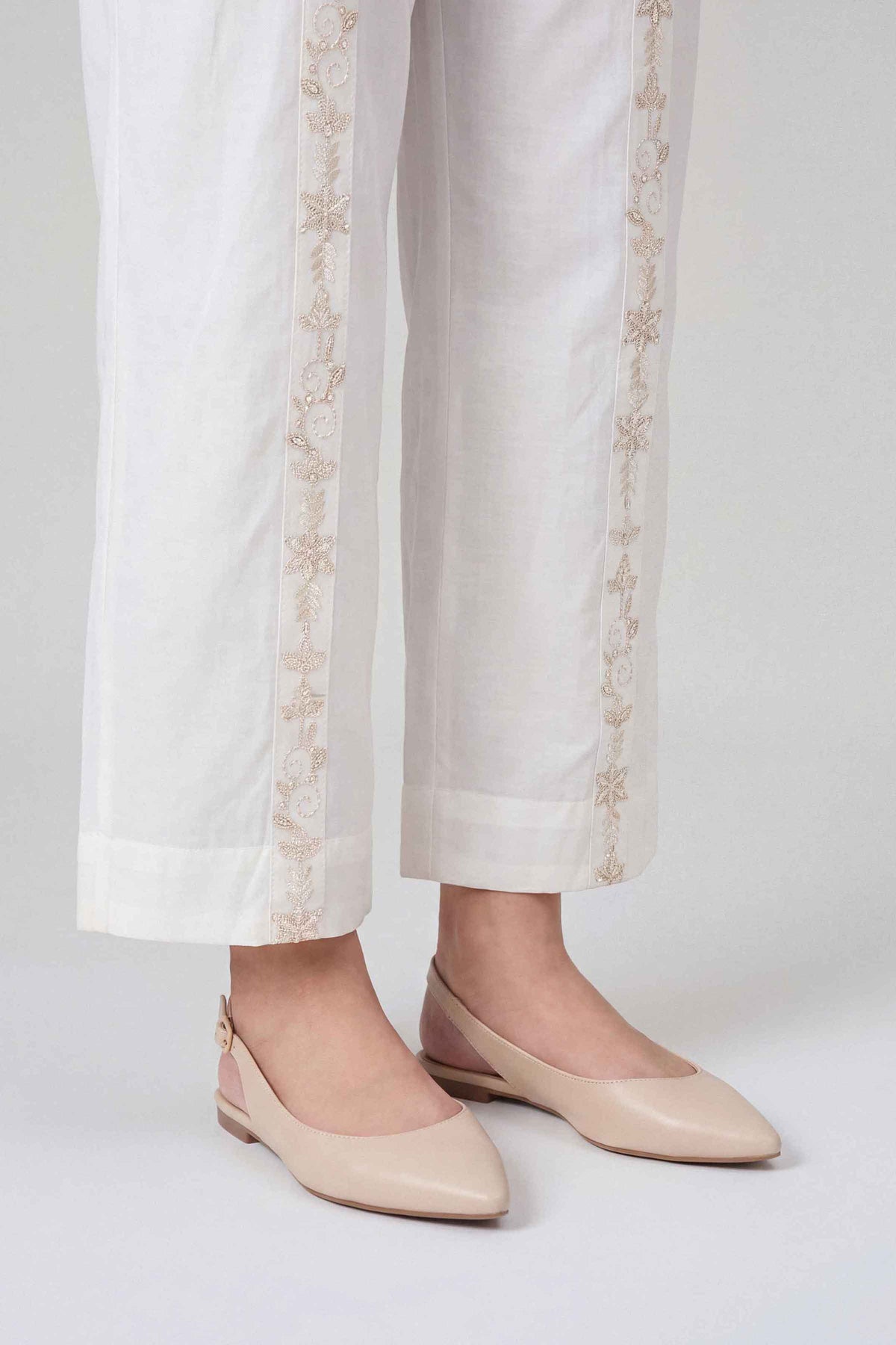 Embroidered Trousers - ST1TE-PRET26WV1-3 for Women - Pret Collection | Nishat | Shop Online