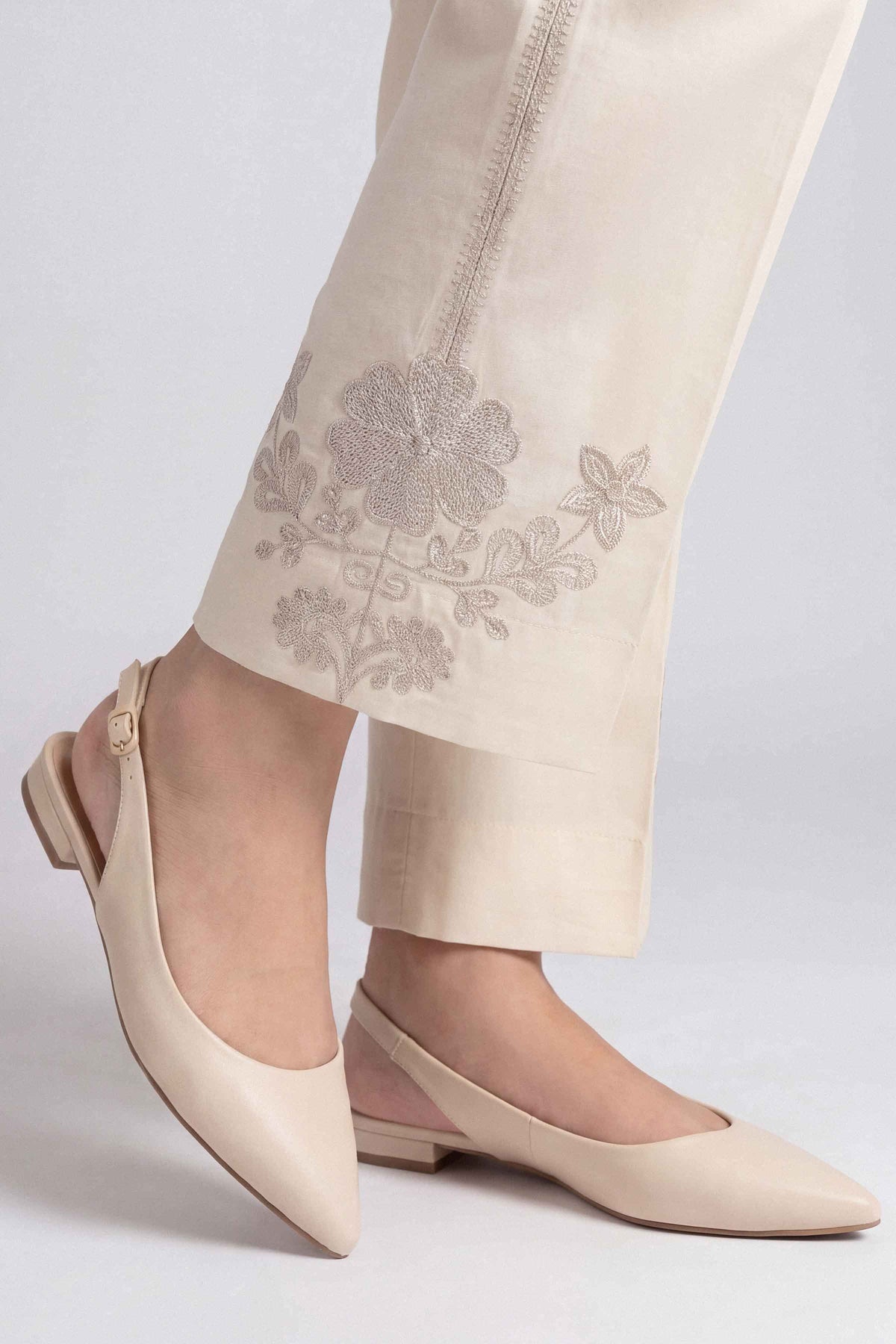 Embroidered Trousers - ST1TE-PRET26WV1-5 for Women - Pret Collection | Nishat | Shop Online 