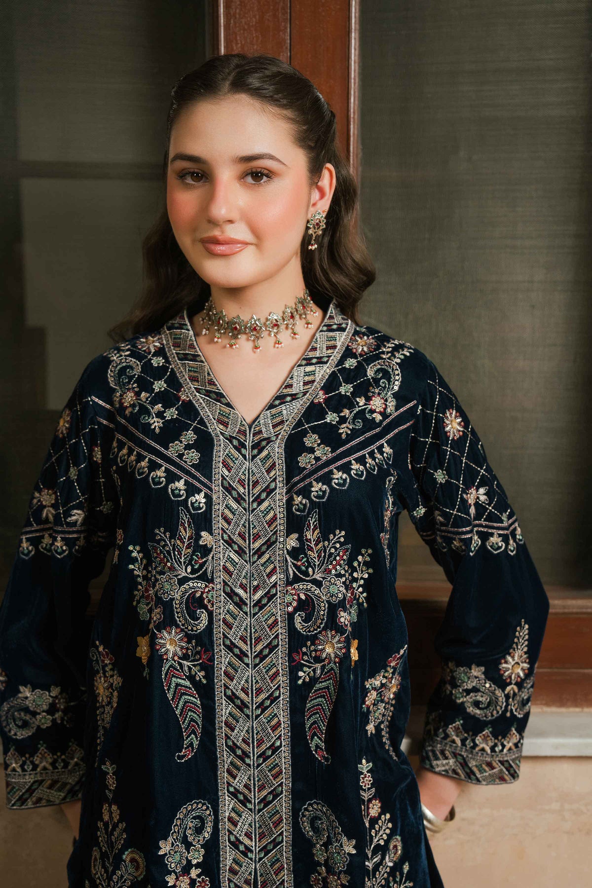 2 Piece - Embroidered Suit - ST2JTE-LUXE26WV1-1  for Women - Pret Collection | Nishat | Shop Online