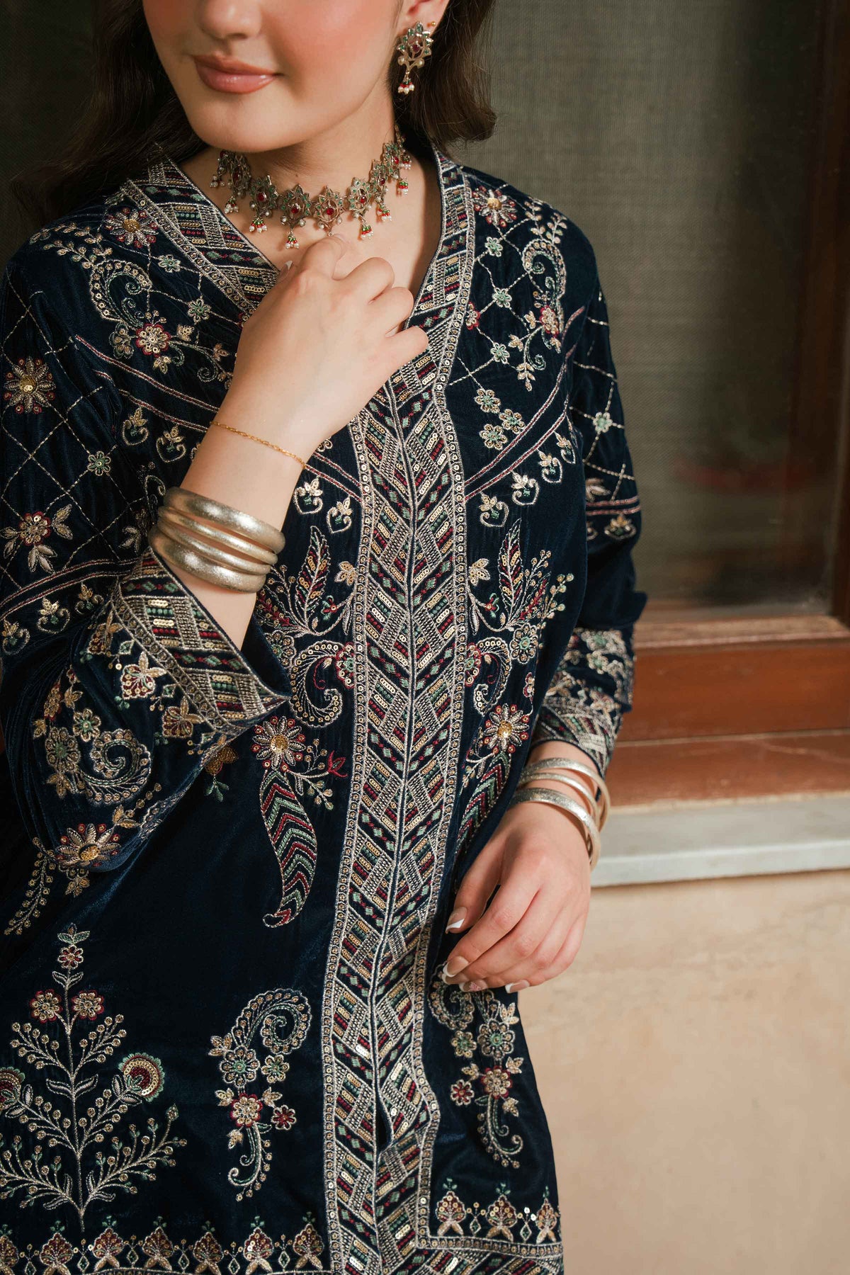 2 Piece - Embroidered Suit - ST2JTE-LUXE26WV1-1  for Women - Pret Collection | Nishat | Shop Online