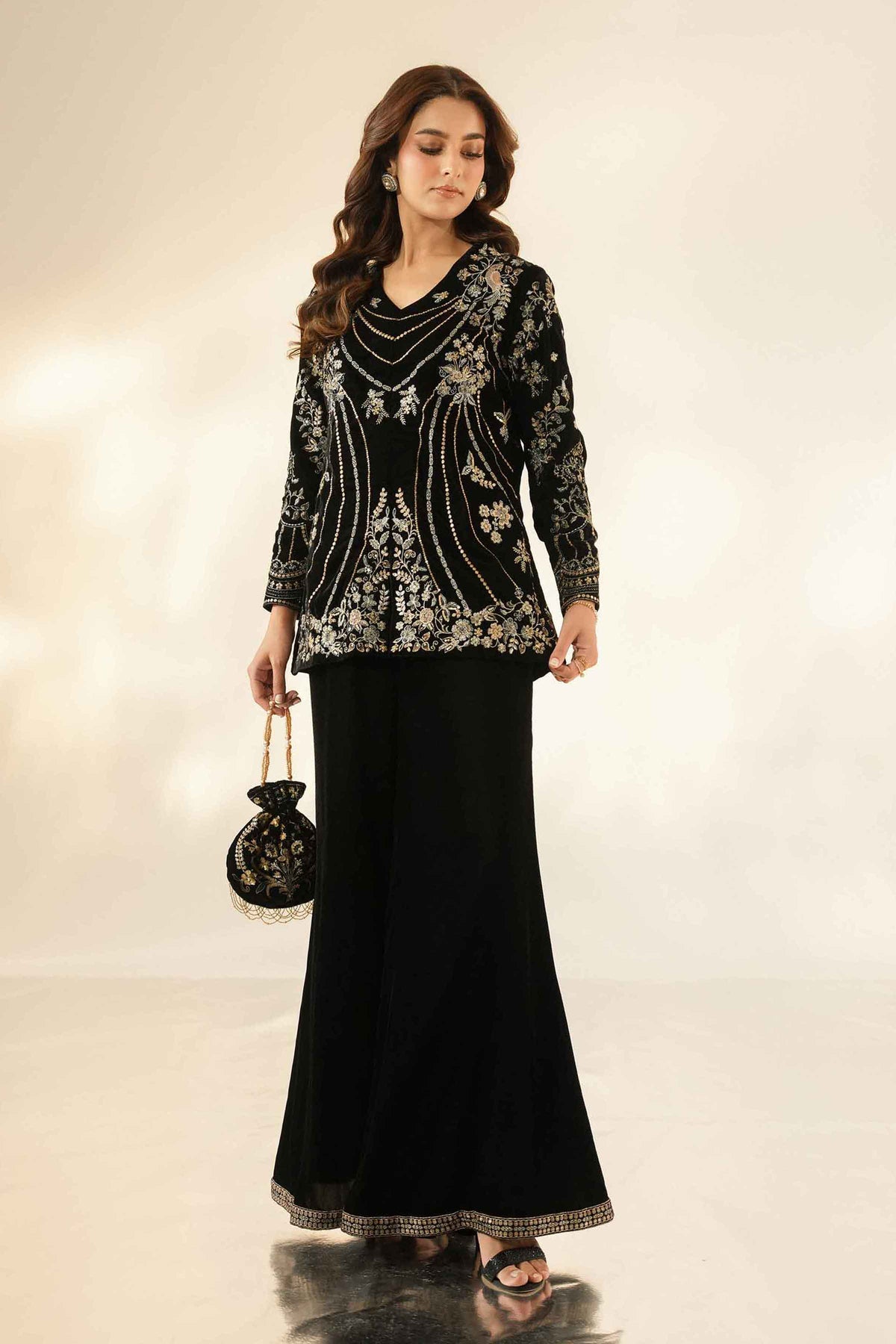 2 Piece - Embroidered Suit - ST2JTE-LUXE26WV1-2