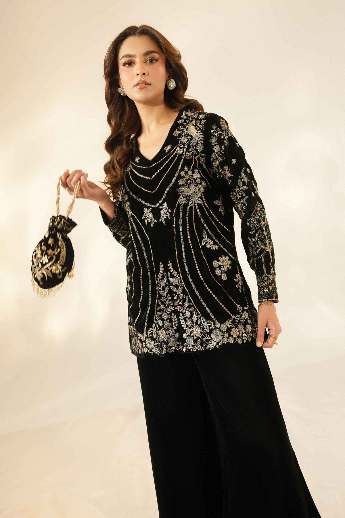 2 Piece - Embroidered Suit - ST2JTE-LUXE26WV1-2 for Women - Pret Collection | Nishat | Shop Online 