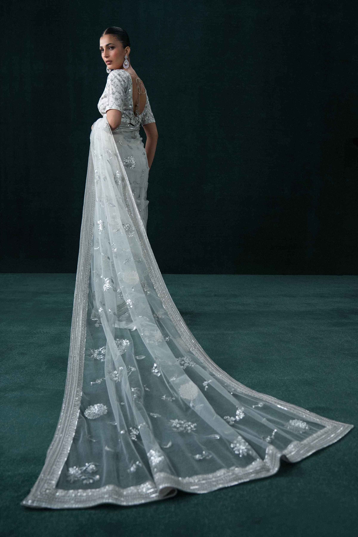 2 Piece - Embroidered Saree - ST2PE-BOUT26WV1-10  for Women - Boutique Collection | Nishat | Shop Online
