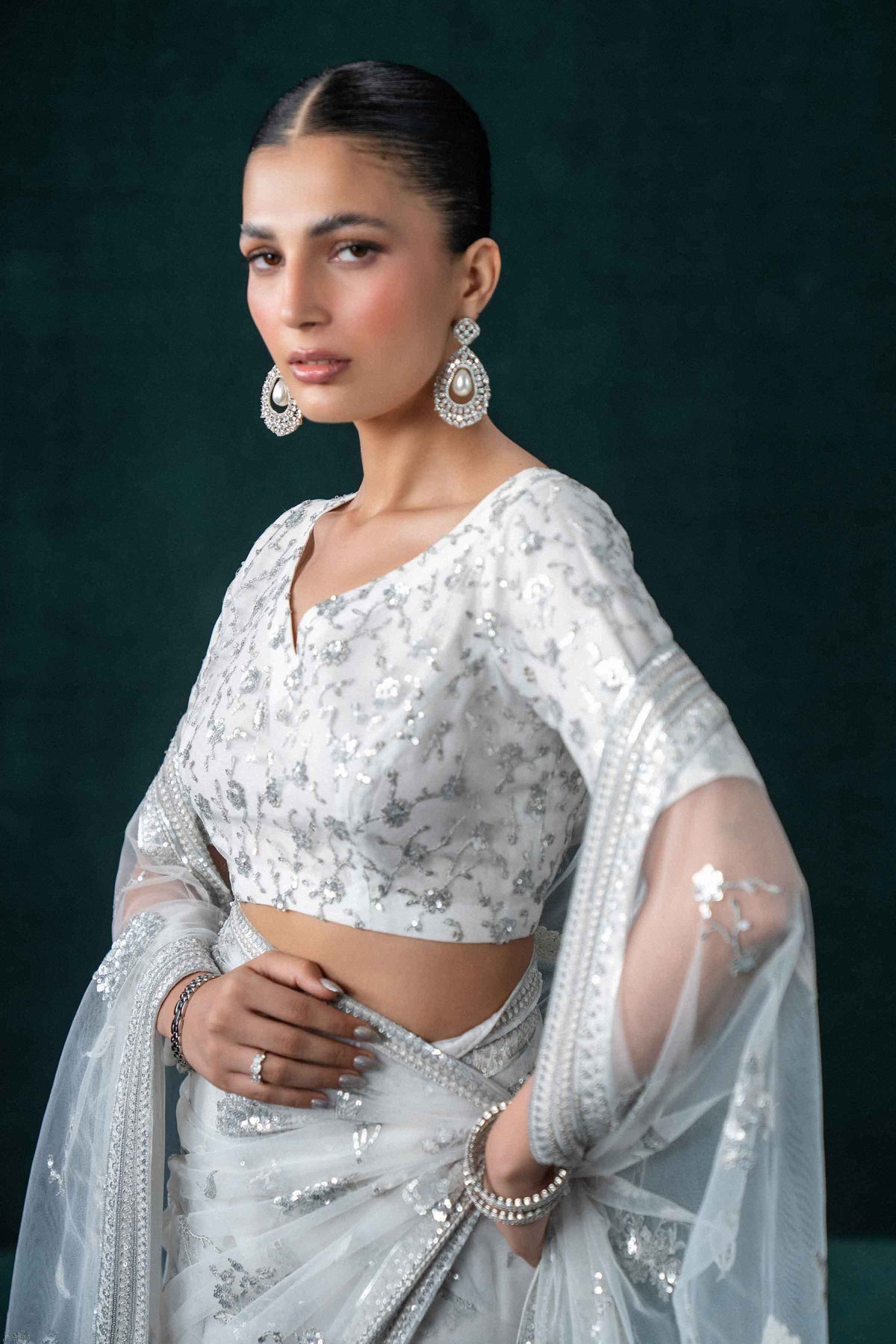 2 Piece - Embroidered Saree - ST2PE-BOUT26WV1-10  for Women - Boutique Collection | Nishat | Shop Online