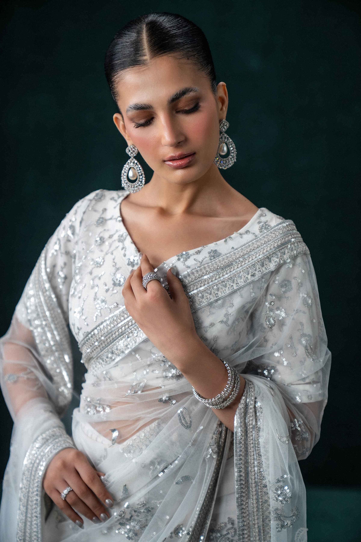2 Piece - Embroidered Saree - ST2PE-BOUT26WV1-10  for Women - Boutique Collection | Nishat | Shop Online