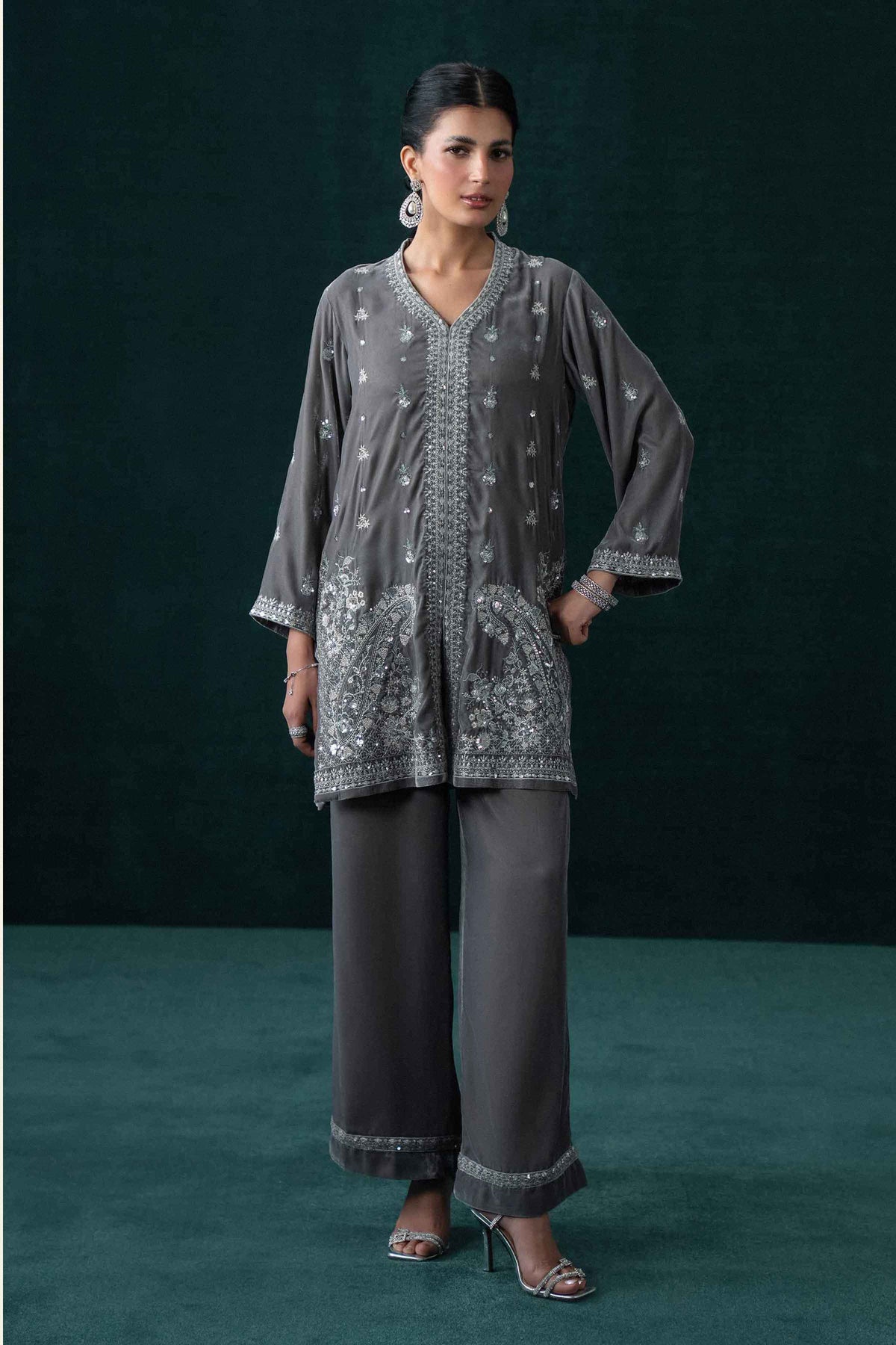 2 Piece - Embroidered Suit - ST2PE-BOUT26WV1-14  for Women - Boutique Collection | Nishat | Shop Online