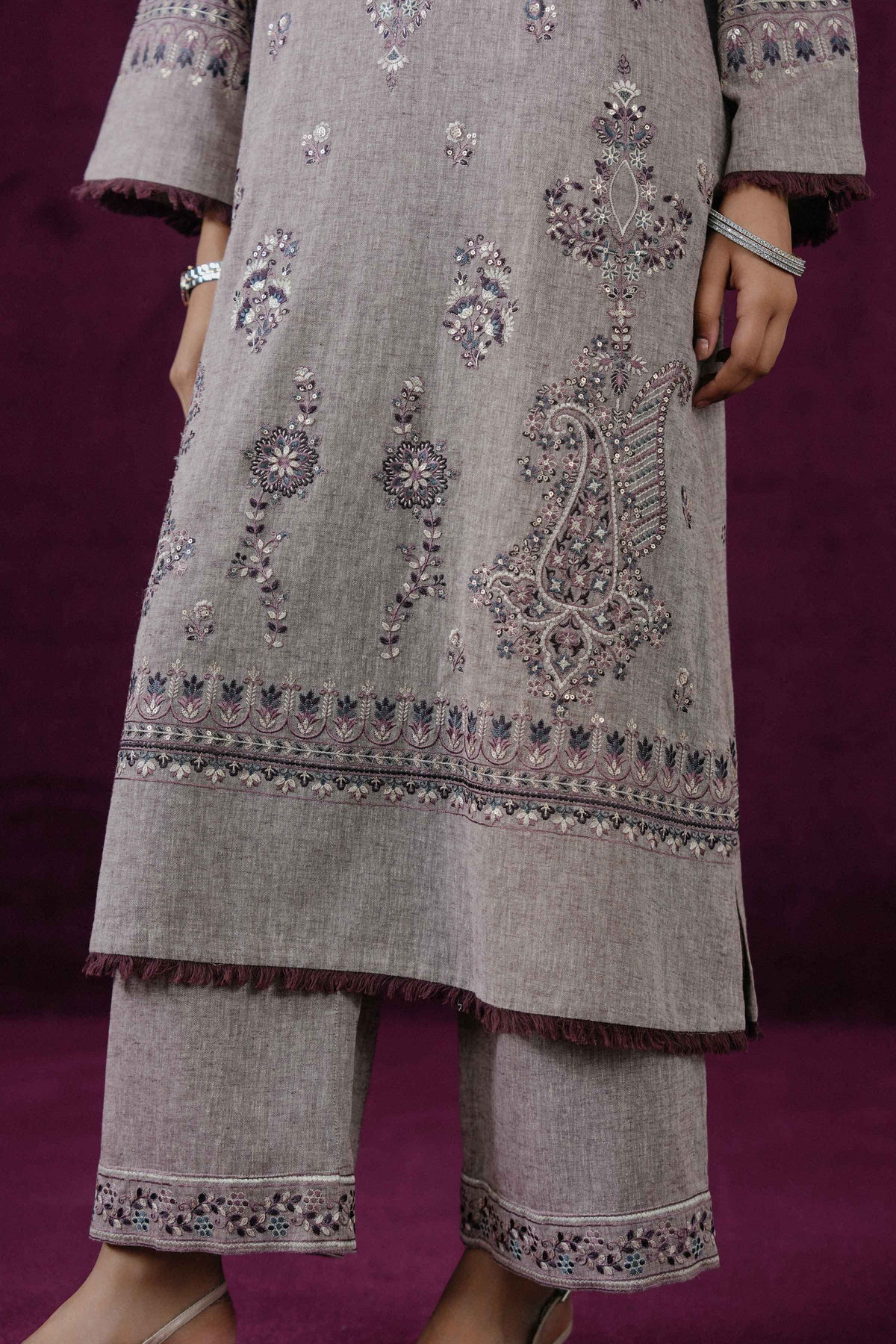 2 PIECE - EMBROIDERED SUIT - ST2PE-BOUT26WV2-15 for Women - Boutique Collection | Nishat | Shop Online 
