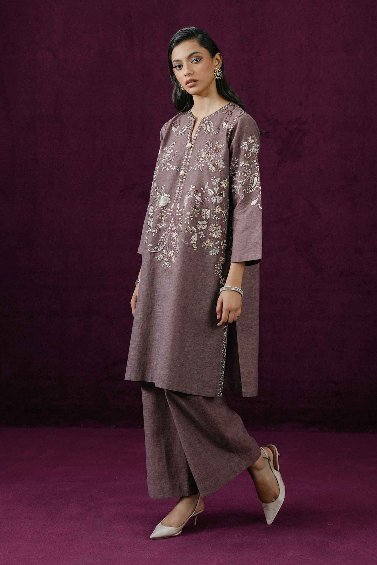 2 PIECE - EMBROIDERED SUIT - ST2PE-BOUT26WV2-17 for Women - Boutique Collection | Nishat | Shop Online 