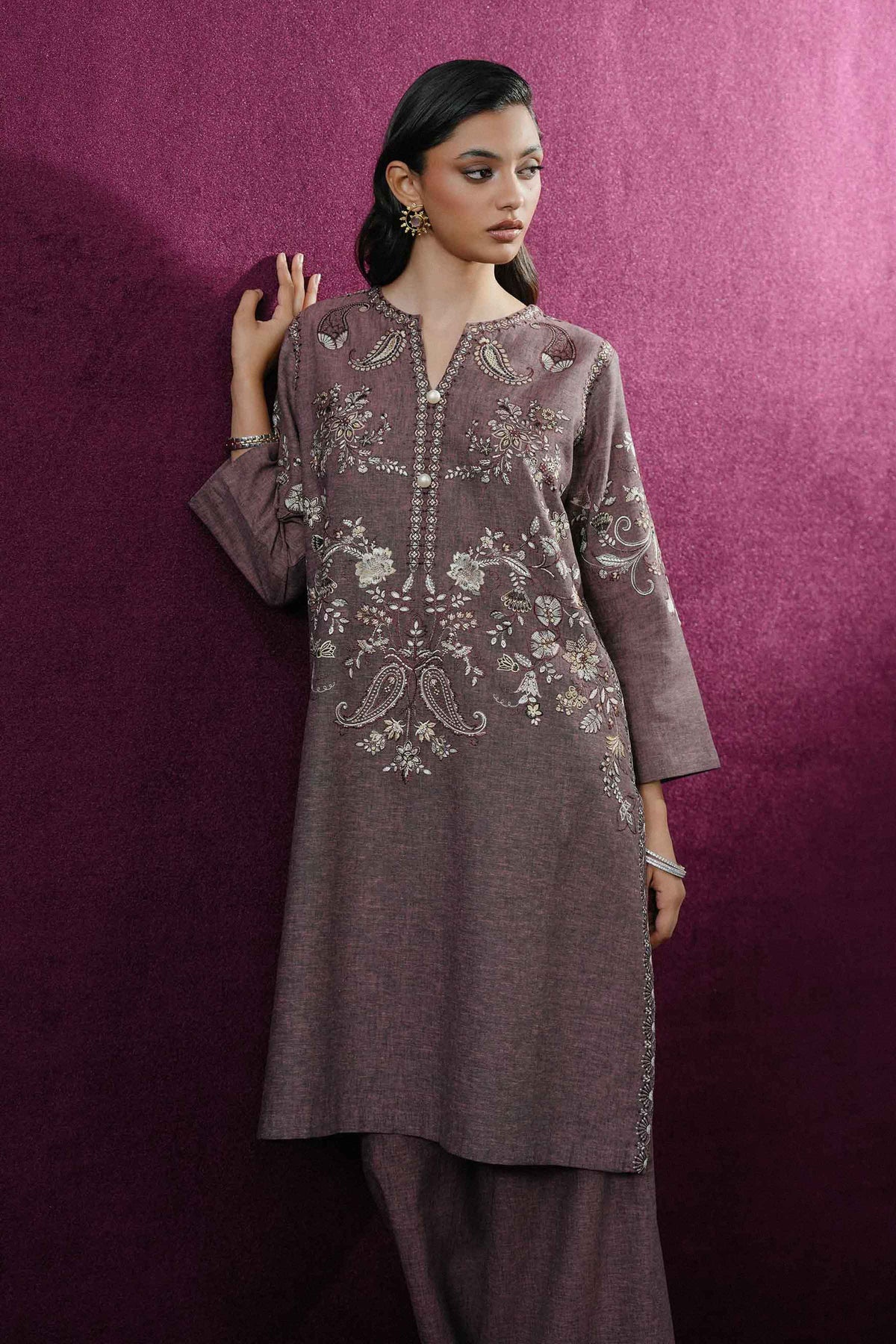 2 PIECE - EMBROIDERED SUIT - ST2PE-BOUT26WV2-17 for Women - Boutique Collection | Nishat | Shop Online 