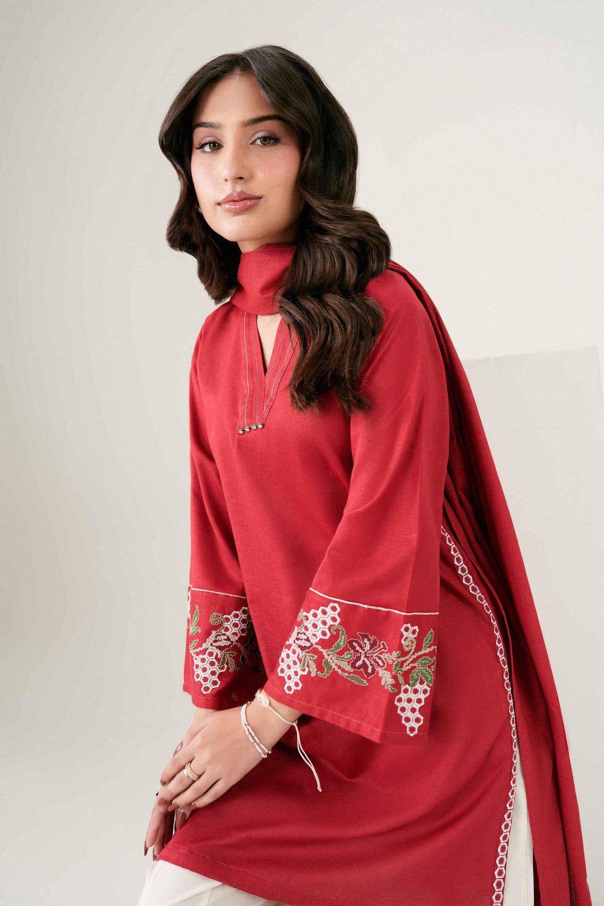 2 Piece - Embroidered Suit - ST2SDE-PRET26WV3-2 for Women - Pret Collection | Nishat | Shop Online
