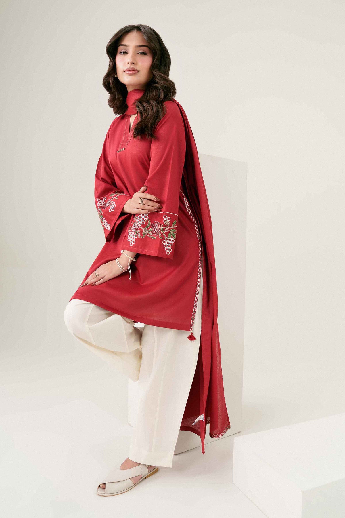 2 Piece - Embroidered Suit - ST2SDE-PRET26WV3-2 for Women - Pret Collection | Nishat | Shop Online