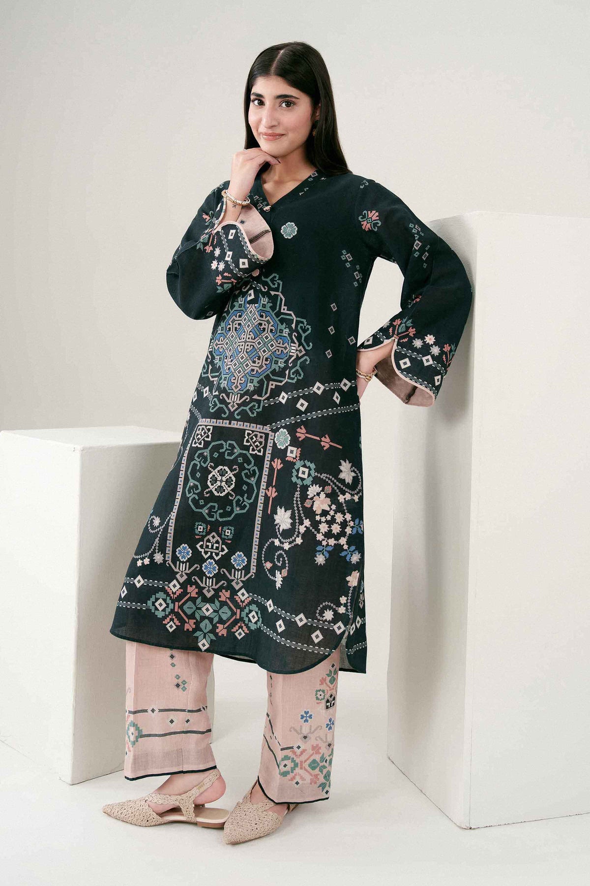 2 PIECE - PRINTED SUIT - ST2ST-PRET26WV2-18