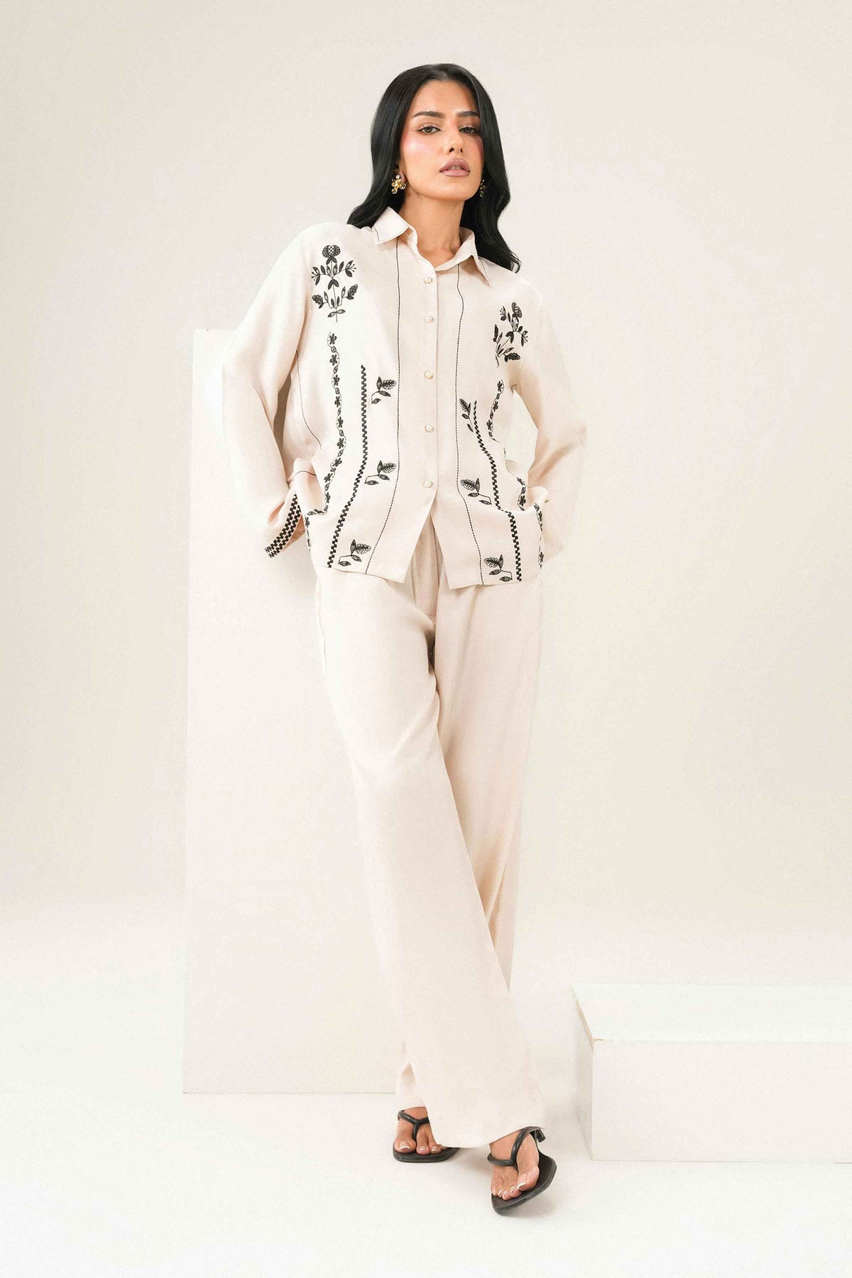 2 Piece - Embroidered Suit - ST2STE-AURA26WV1-3 for Women - Pret Collection | Nishat | Shop Online 