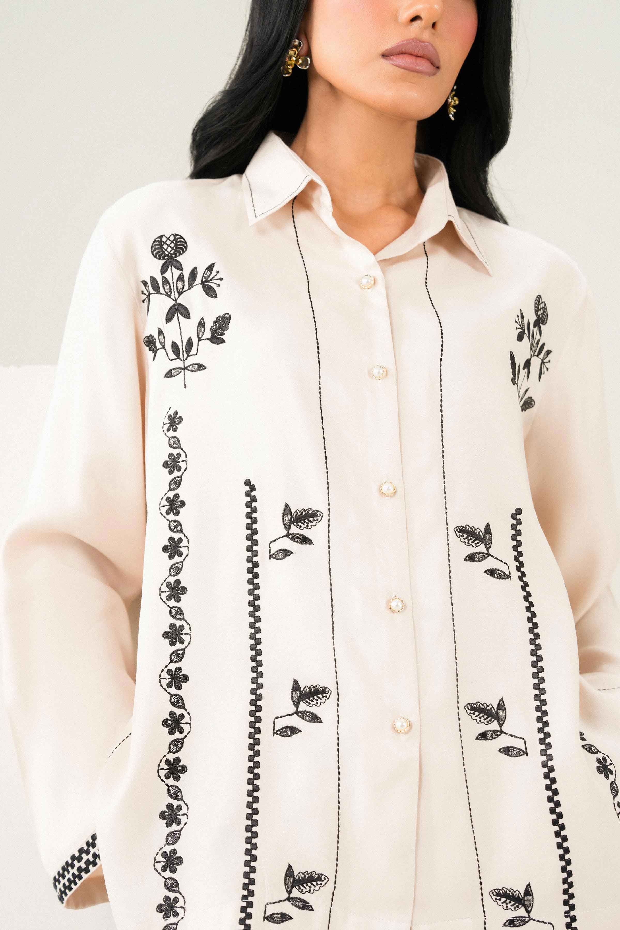 2 Piece - Embroidered Suit - ST2STE-AURA26WV1-3 for Women - Pret Collection | Nishat | Shop Online 