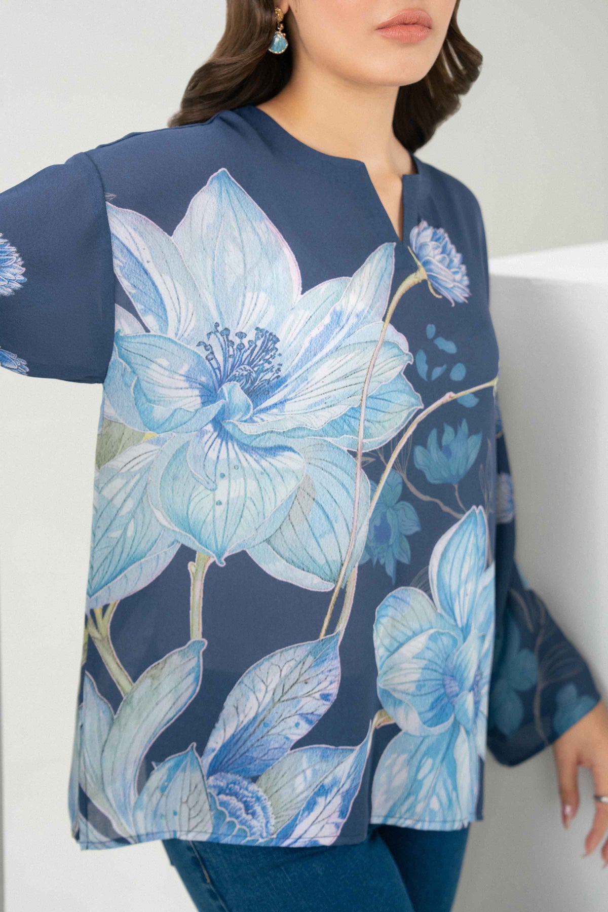 Printed Tunic - ST2STE-AURA26WV2-3 for Women -  Pret Collection | Nishat | Shop Online