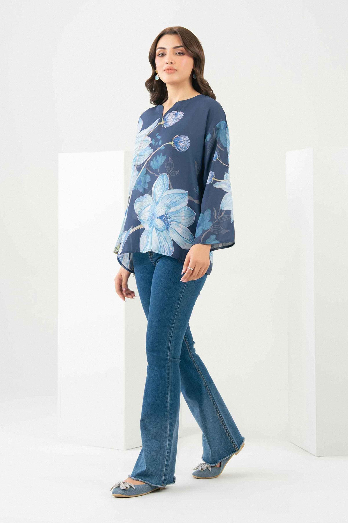 Printed Tunic - ST2STE-AURA26WV2-3 for Women -  Pret Collection | Nishat | Shop Online