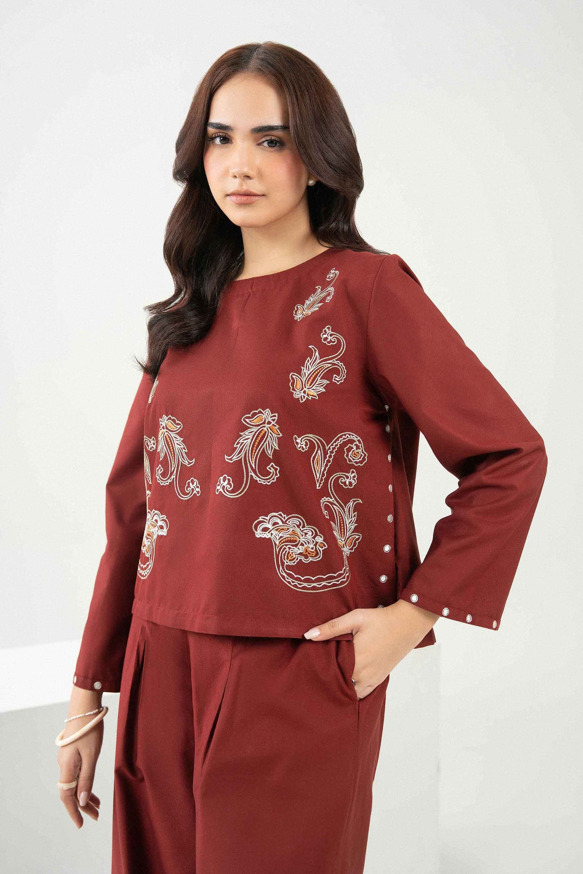2 Piece - Embroidered Suit - ST2STE-AURA26WV2-5 for Women -  Pret Collection | Nishat | Shop Online