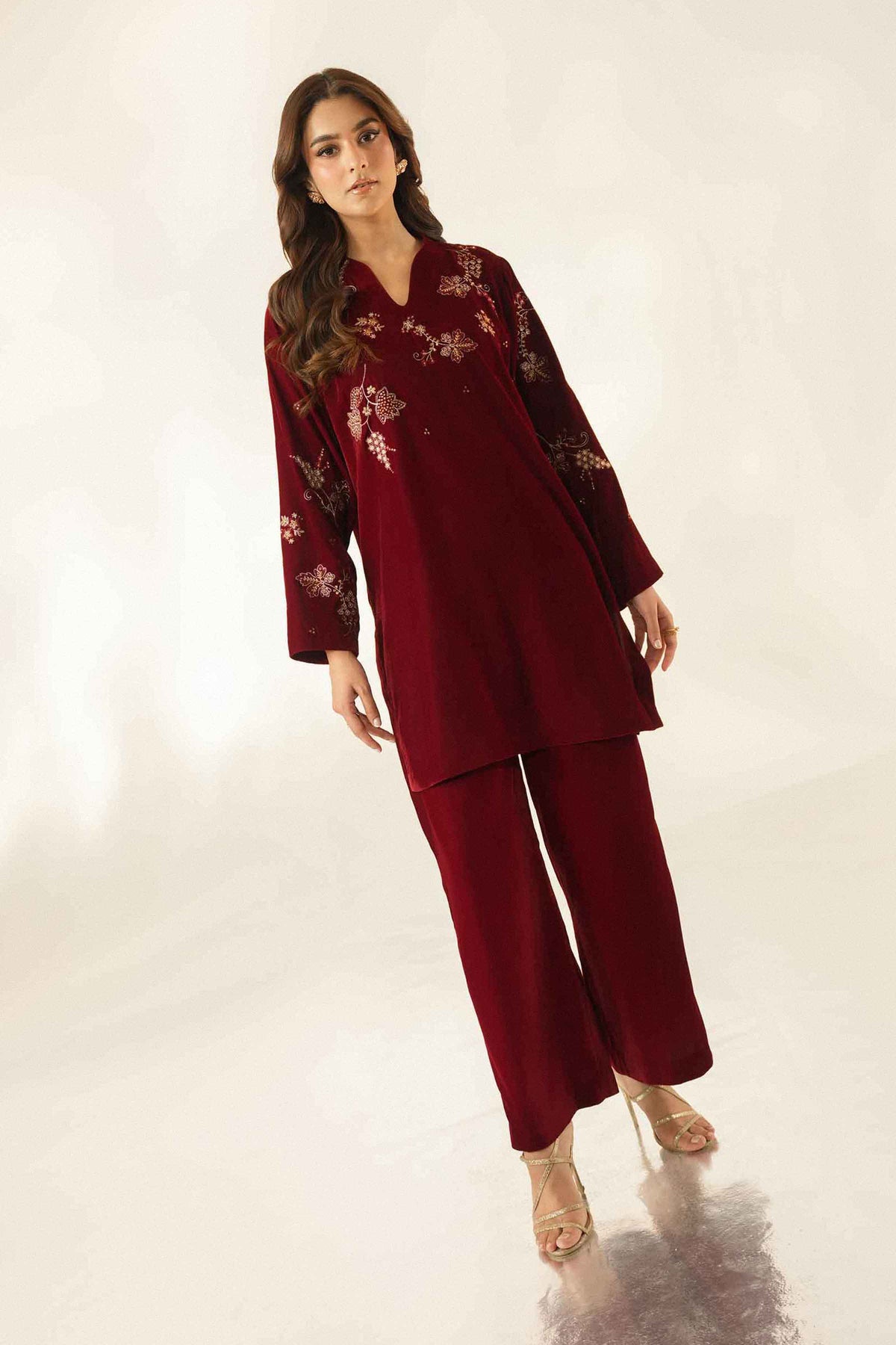 2 Piece - Embroidered Loungewear - ST2STE-LNG26WV2-1  for Women - Pret Collection | Nishat | Shop Online