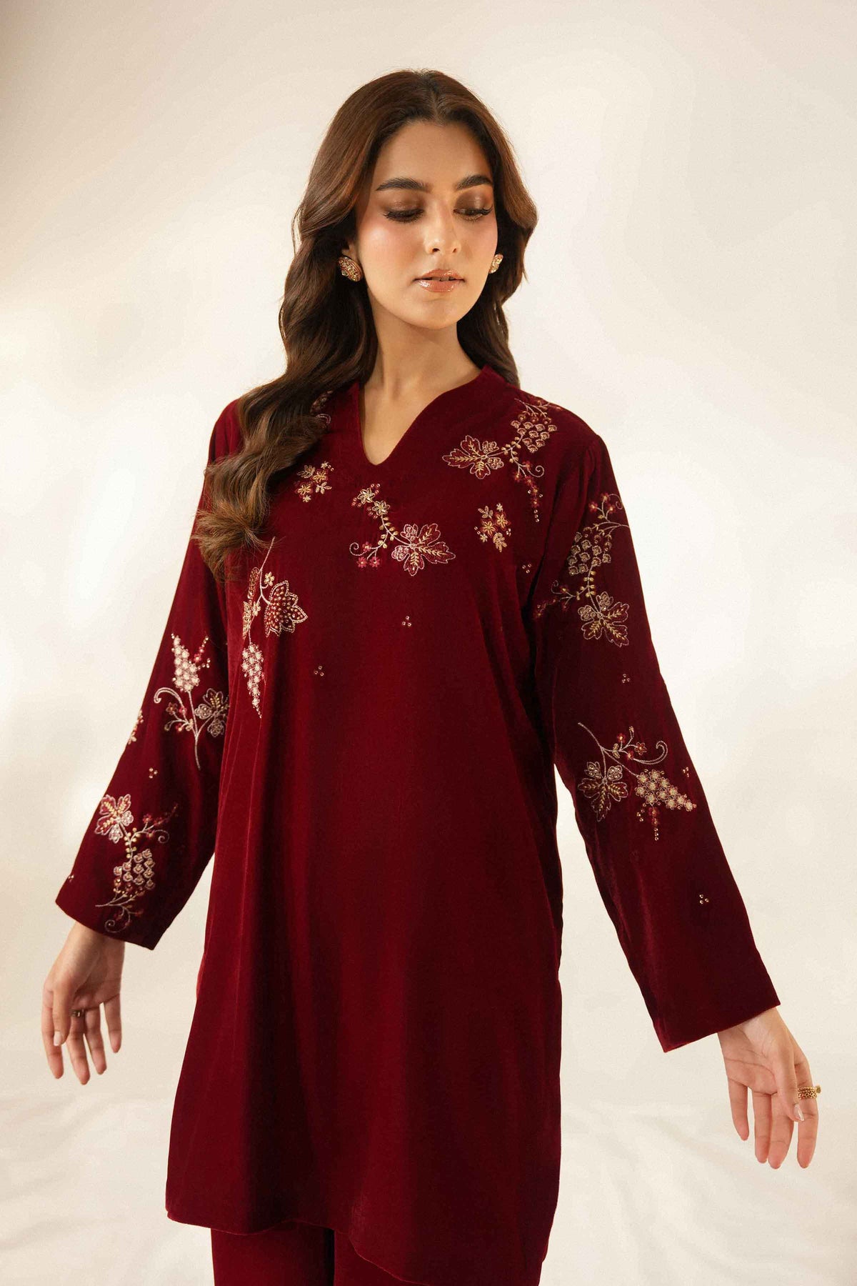 2 Piece - Embroidered Loungewear - ST2STE-LNG26WV2-1  for Women - Pret Collection | Nishat | Shop Online