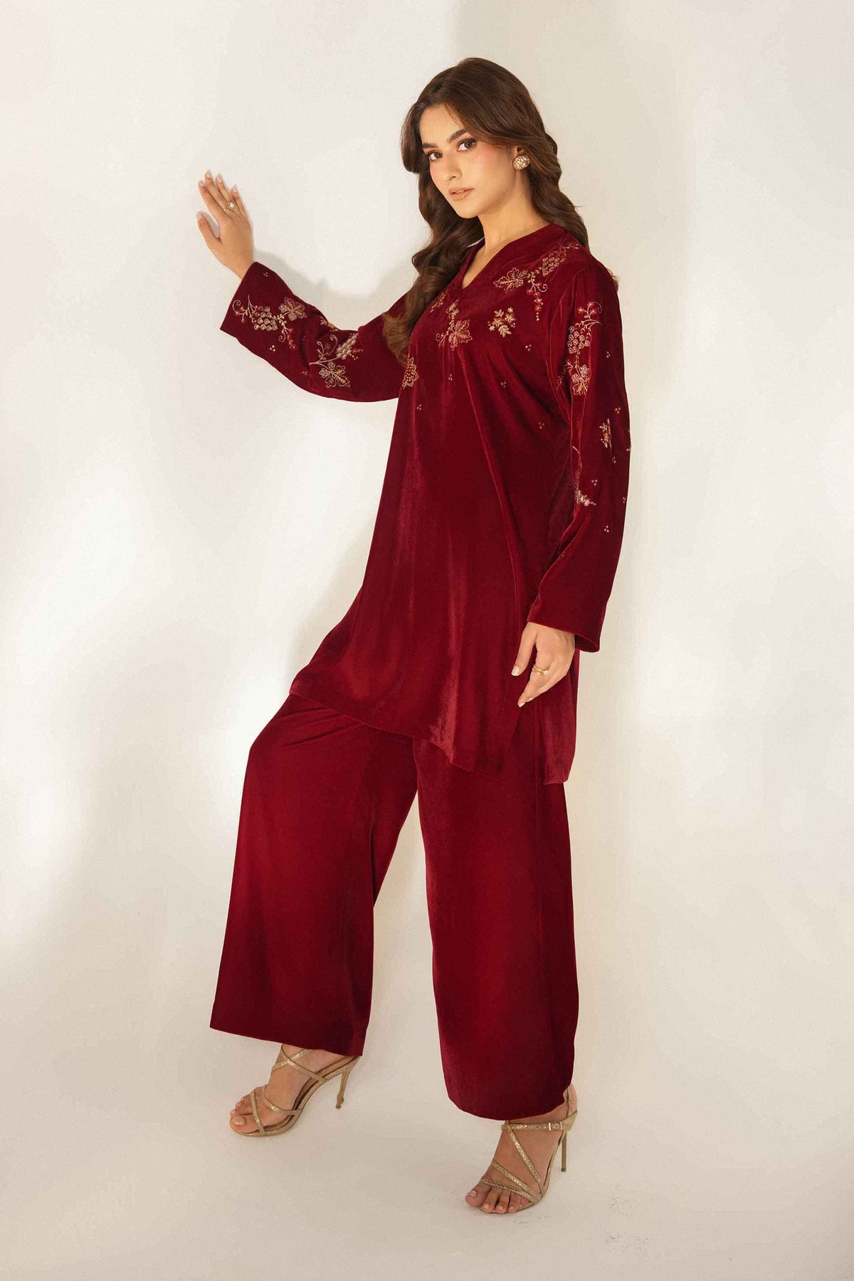 2 Piece - Embroidered Loungewear - ST2STE-LNG26WV2-1  for Women - Pret Collection | Nishat | Shop Online