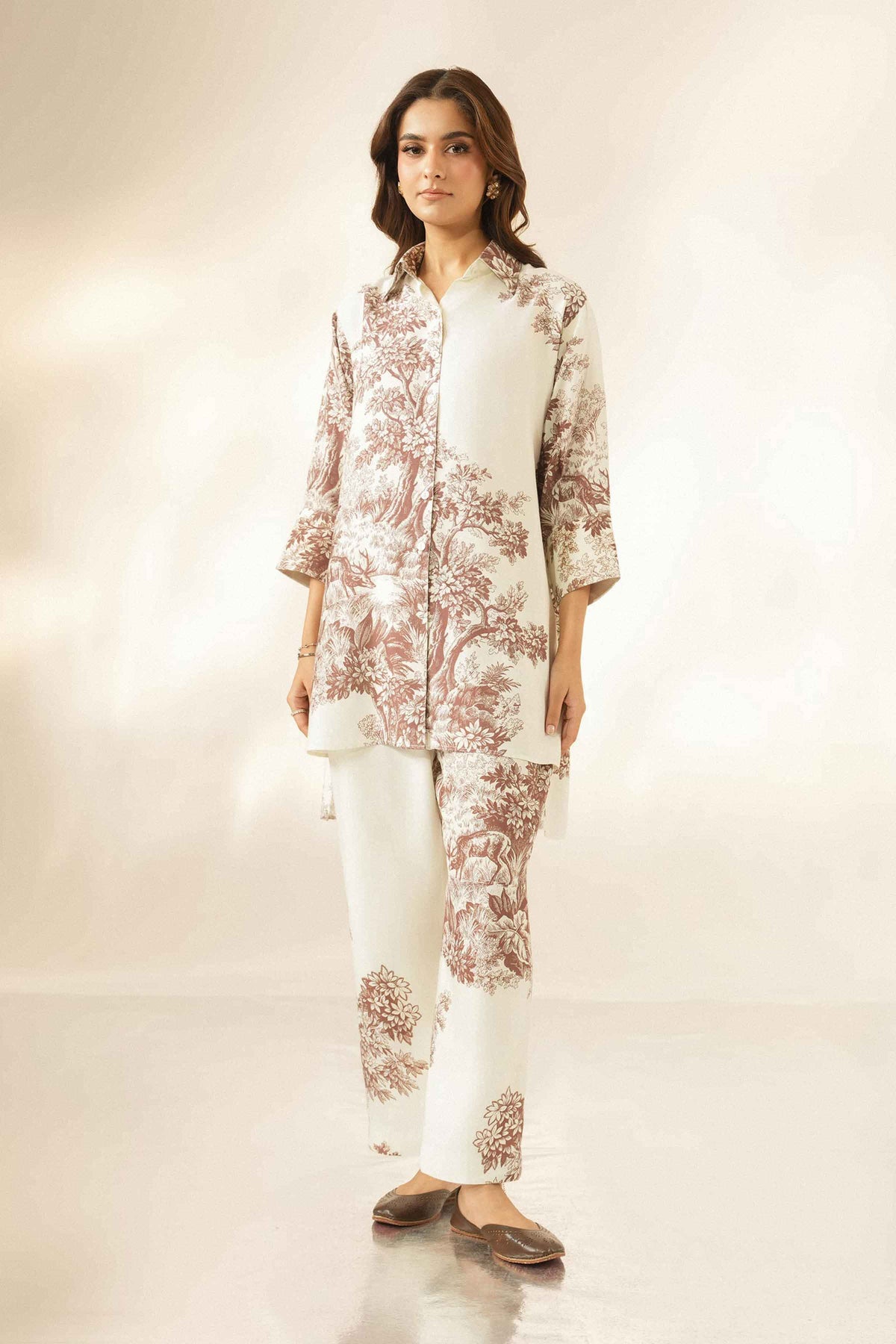 2 Piece - Printed Loungewear - ST2STE-LNG26WV2-10 for Women - Pret Collection | Nishat | Shop Online 