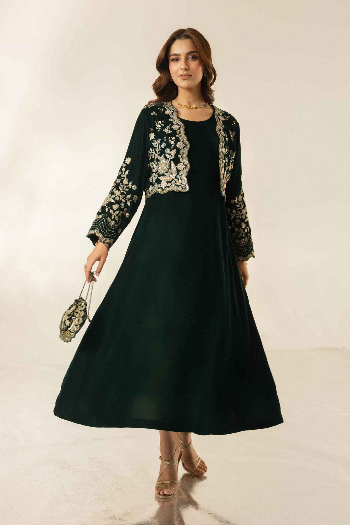 2 Piece - Embroidered Suit - ST2STE-LUXE26WV1-13  for Women - Pret Collection | Nishat | Shop Online