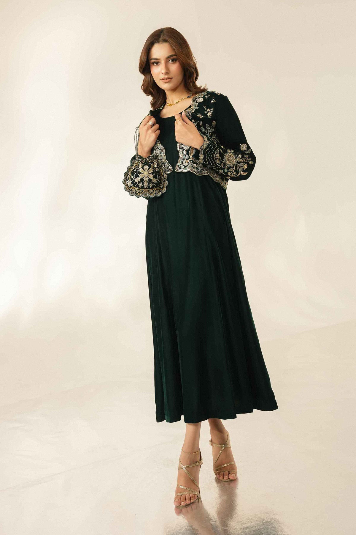 2 Piece - Embroidered Suit - ST2STE-LUXE26WV1-13  for Women - Pret Collection | Nishat | Shop Online