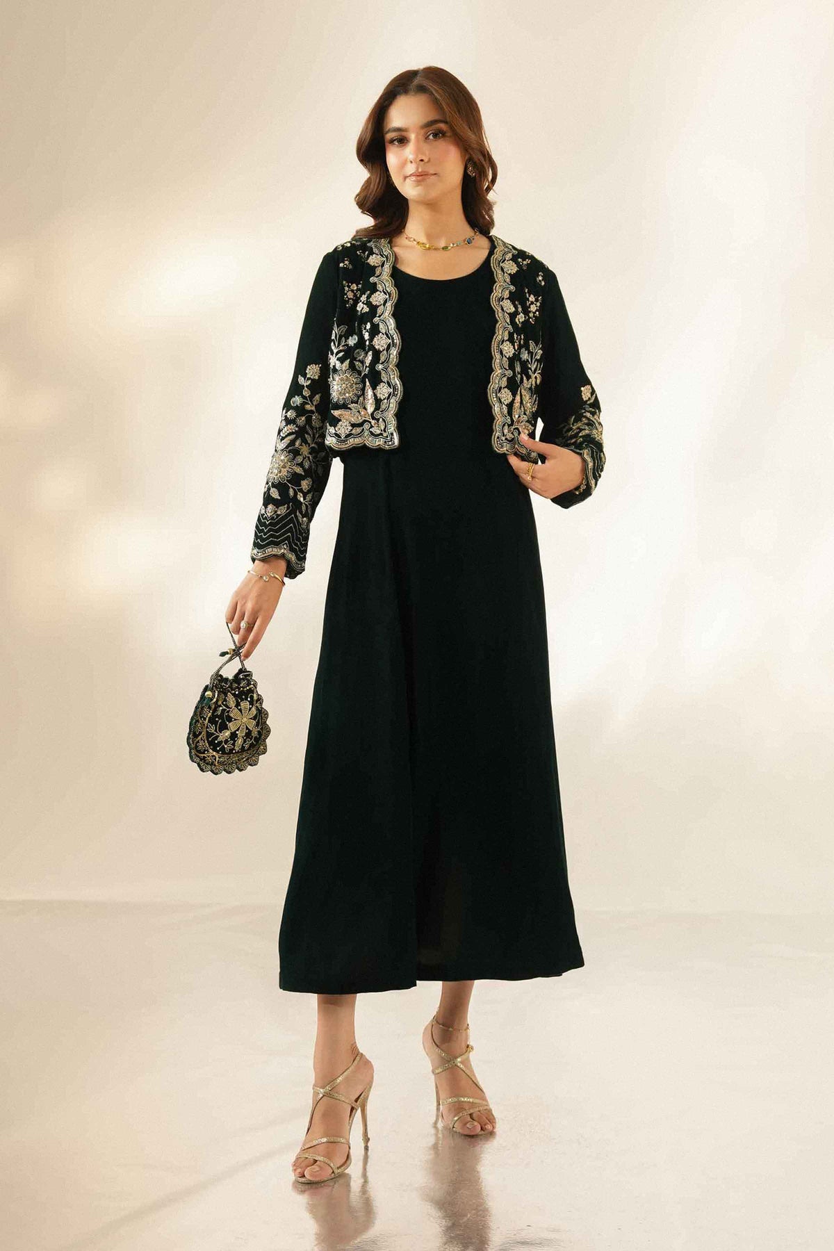 2 Piece - Embroidered Suit - ST2STE-LUXE26WV1-13  for Women - Pret Collection | Nishat | Shop Online
