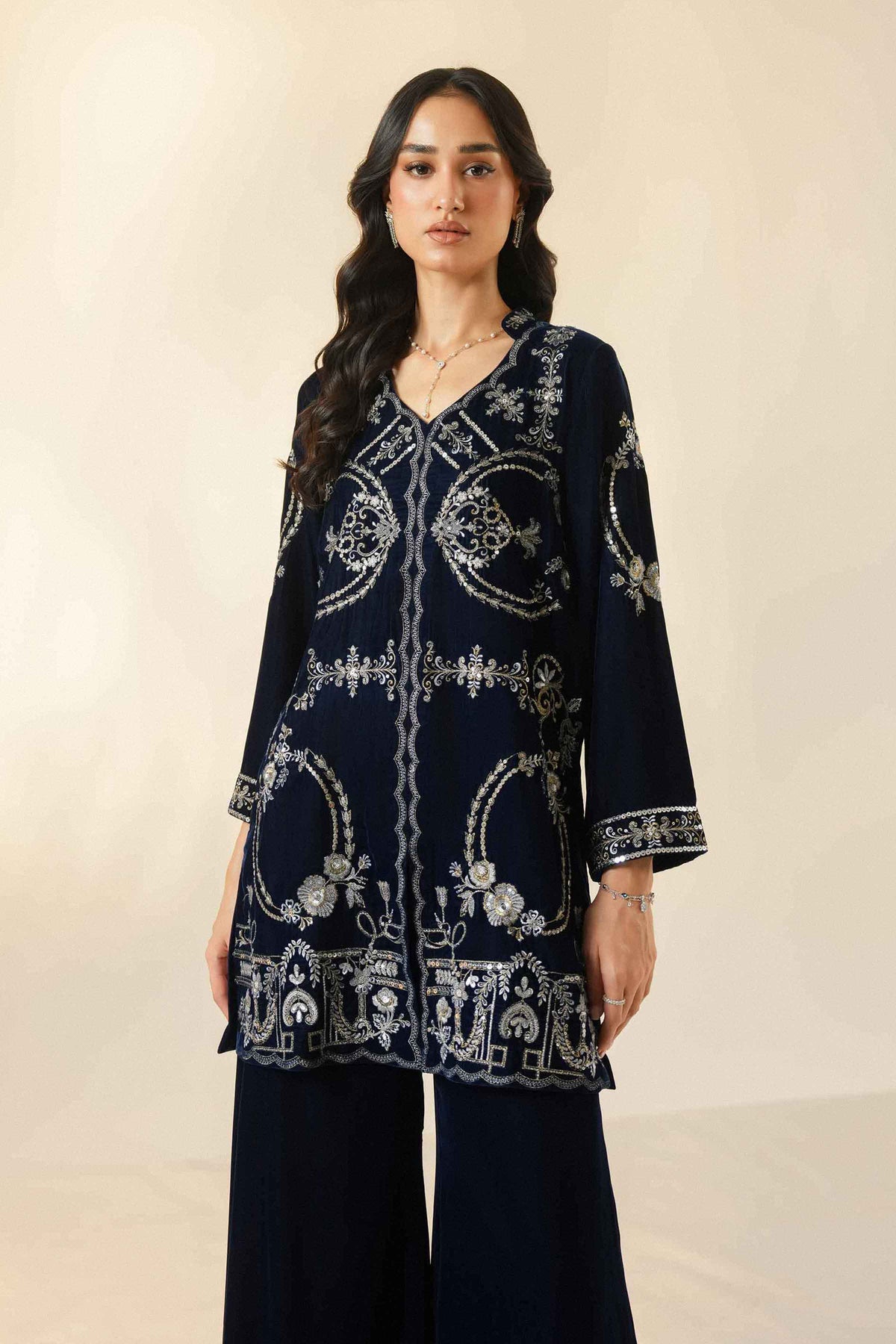 2 Piece - Embroidered Suit - ST2STE-LUXE26WV1-2 for Women - Pret Collection | Nishat | Shop Online 