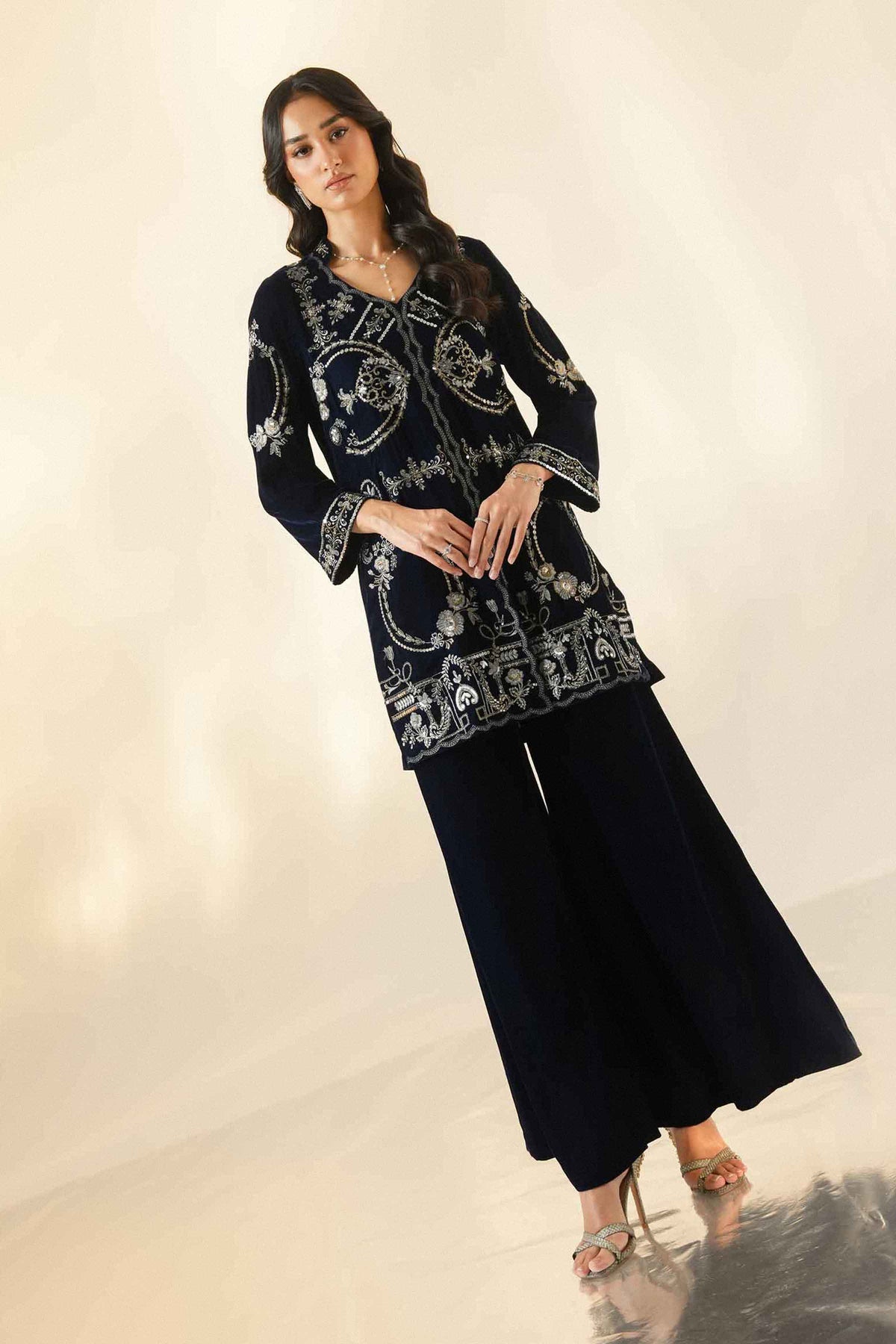 2 Piece - Embroidered Suit - ST2STE-LUXE26WV1-2 for Women - Pret Collection | Nishat | Shop Online 