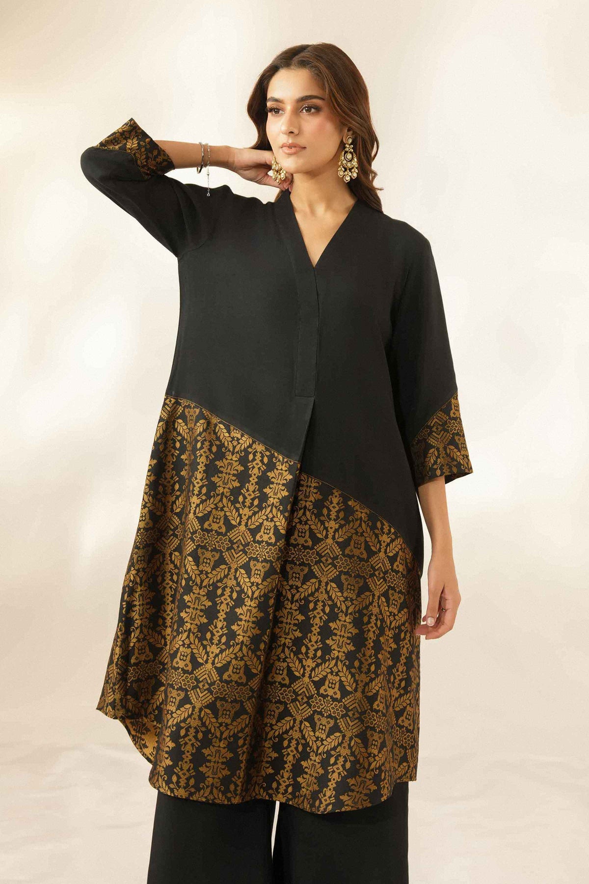 2 Piece - Solid Suit - ST2STE-LUXE26WV1-22  for Women - Pret Collection | Nishat | Shop Online