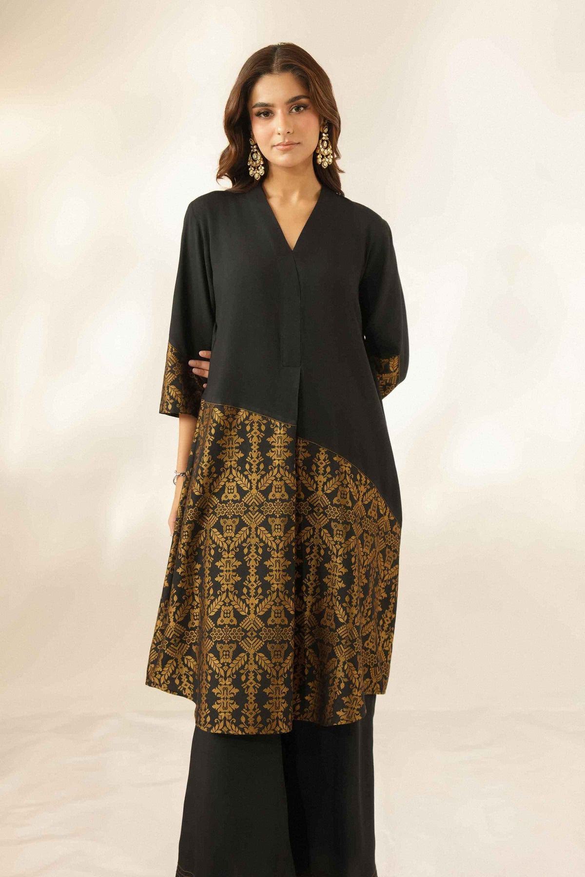 2 Piece - Solid Suit - ST2STE-LUXE26WV1-22  for Women - Pret Collection | Nishat | Shop Online