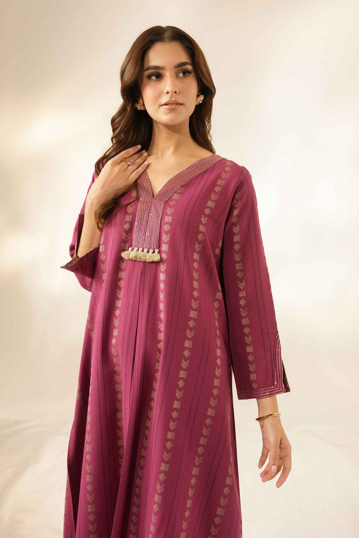 2 Piece - Embroidered Suit - ST2STE-LUXE26WV1-24  for Women - Pret Collection | Nishat | Shop Online
