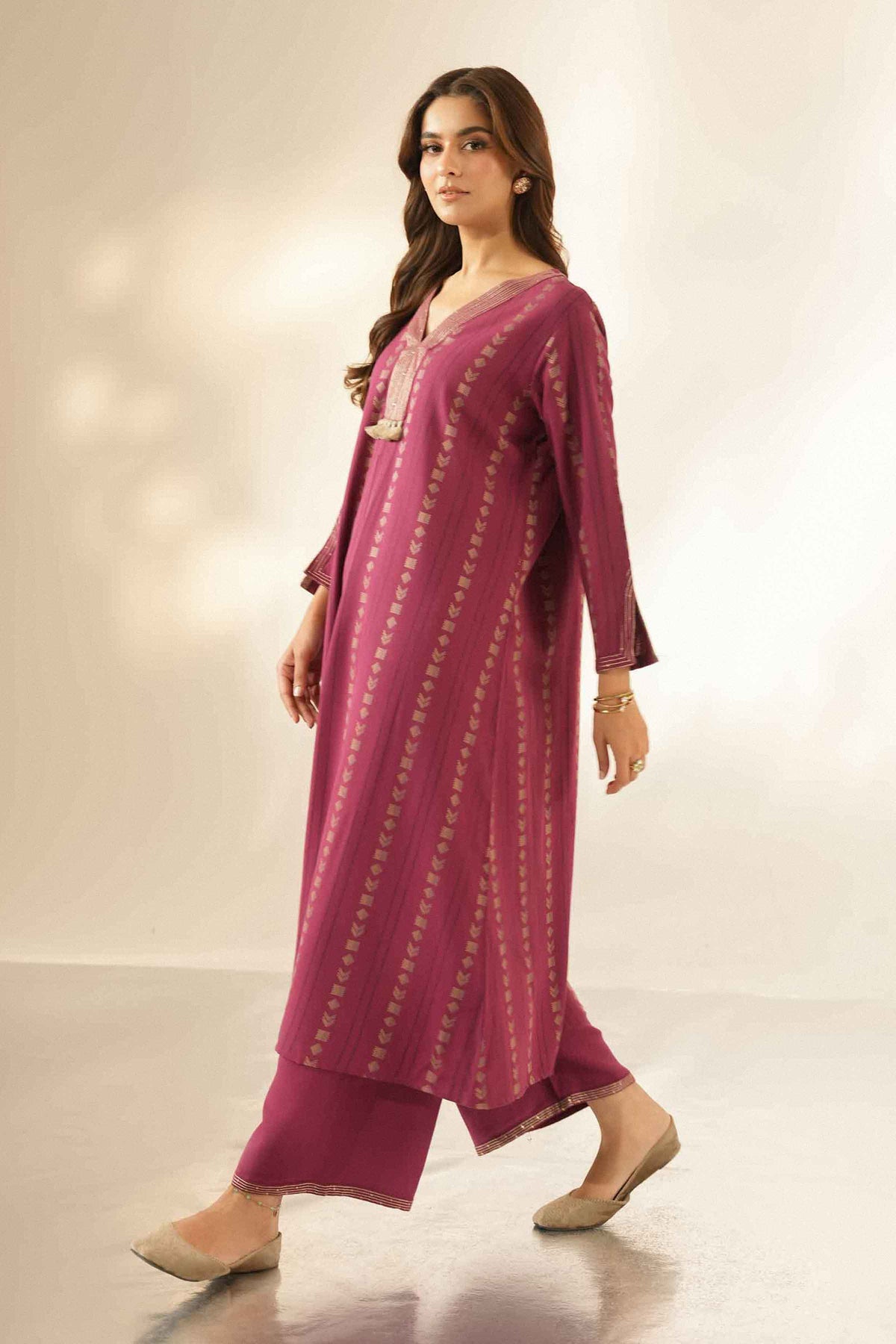 2 Piece - Embroidered Suit - ST2STE-LUXE26WV1-24  for Women - Pret Collection | Nishat | Shop Online