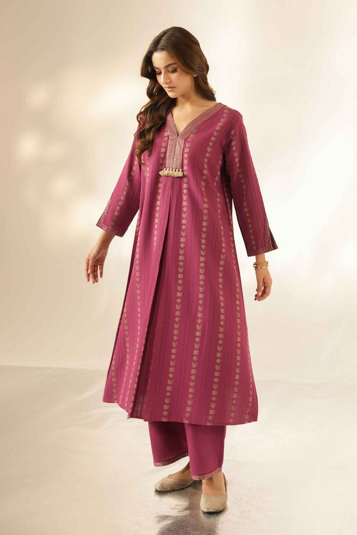 2 Piece - Embroidered Suit - ST2STE-LUXE26WV1-24  for Women - Pret Collection | Nishat | Shop Online