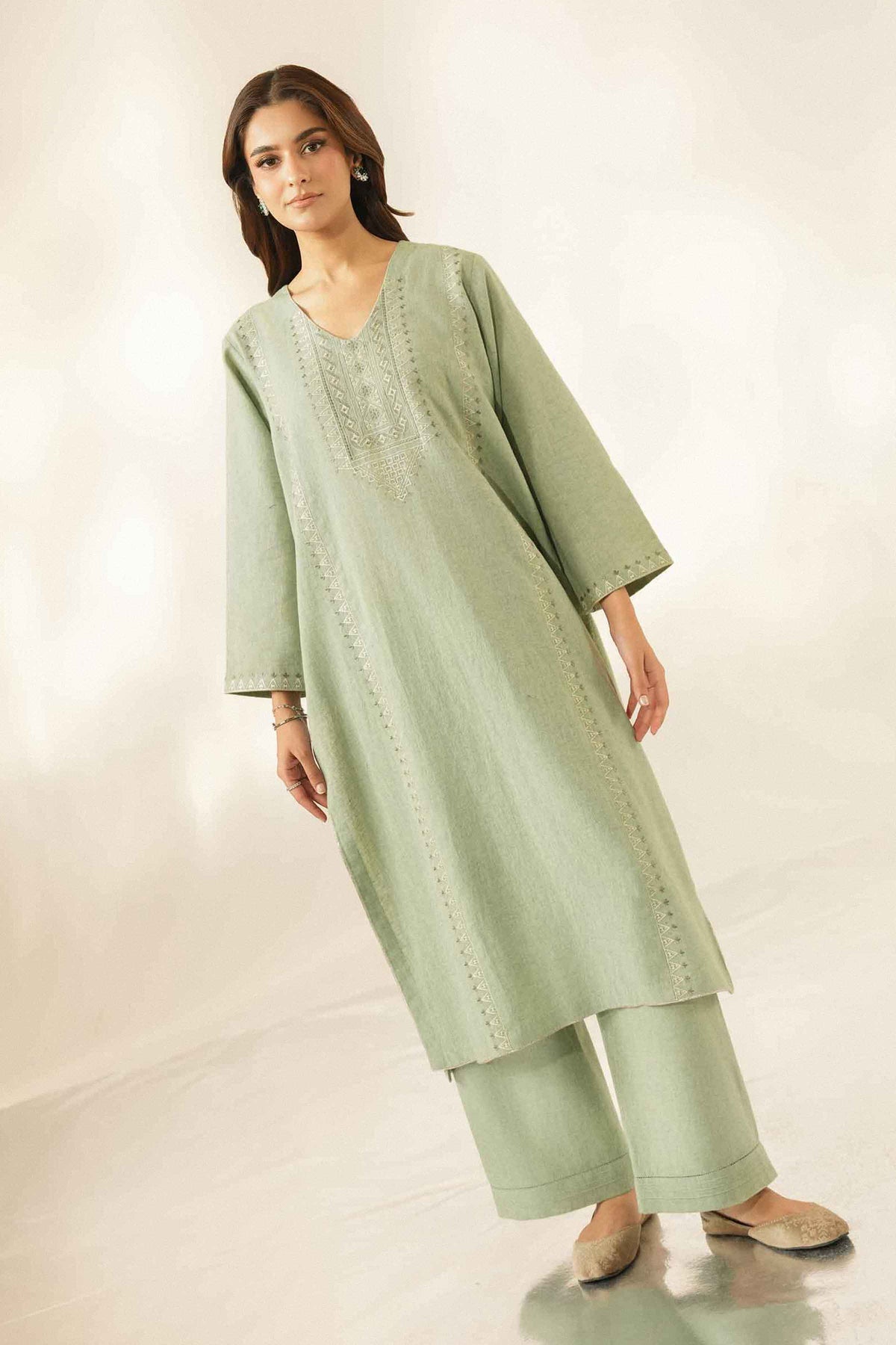 2 Piece -  Embroidered Suit - ST2STE-LUXE26WV1-25  for Women - Pret Collection | Nishat | Shop Online